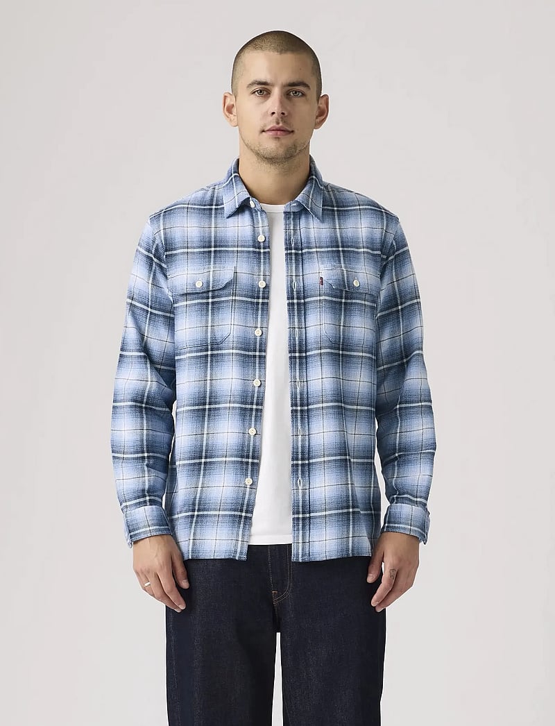 Levi's® - JACKSON WORKER MADHU PLAID ALL - ruudulised särgid - blues - 0