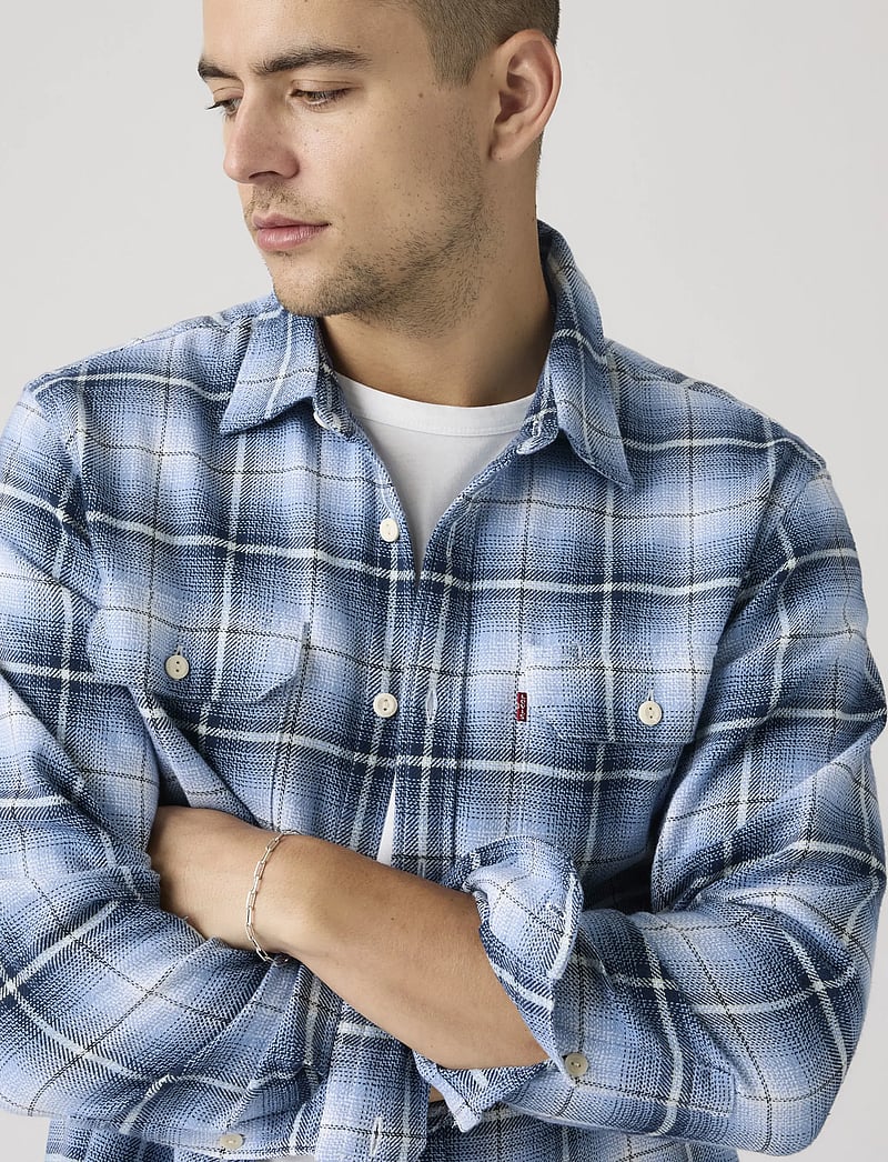 Levi's® - JACKSON WORKER MADHU PLAID ALL - ruudulised särgid - blues - 4