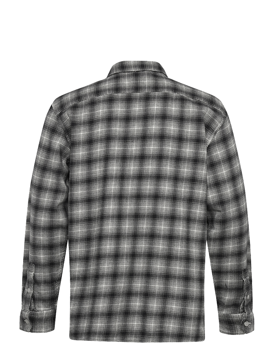 Levi's® - JACKSON WORKER KANA PLAID JET - rutiga skjortor - blacks - 2