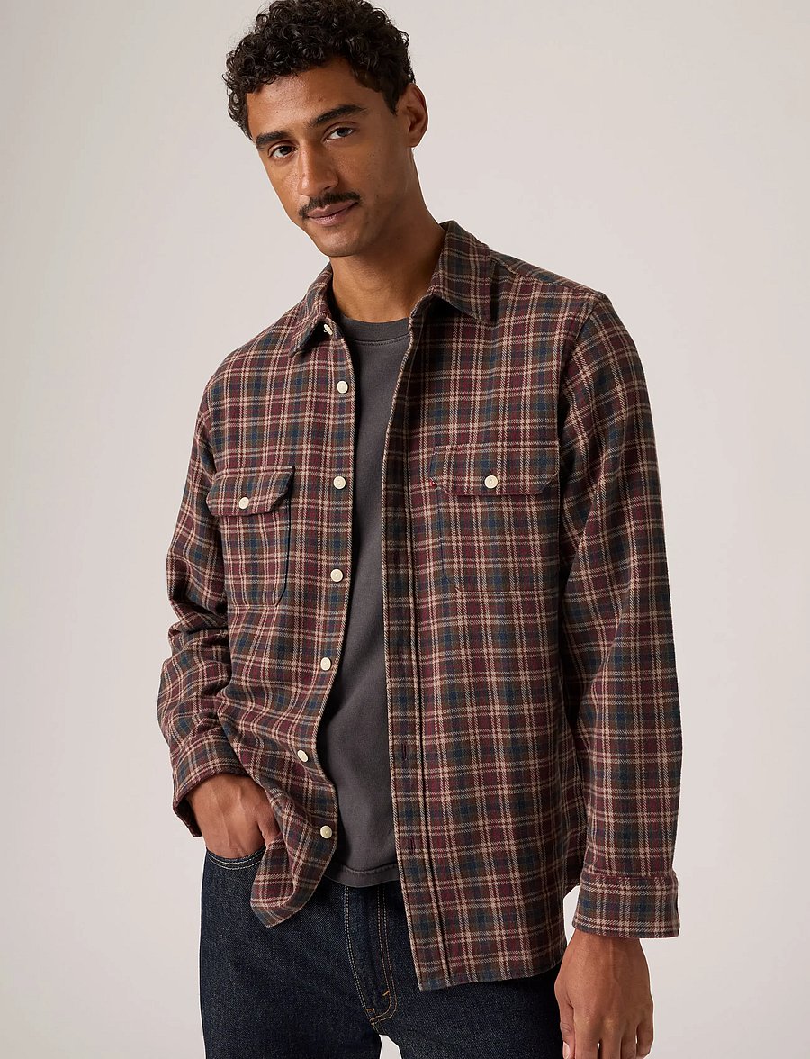 Levi's® - JACKSON WORKER MIKKEL PLAID VI - flannel shirts - multi-color1 - 0