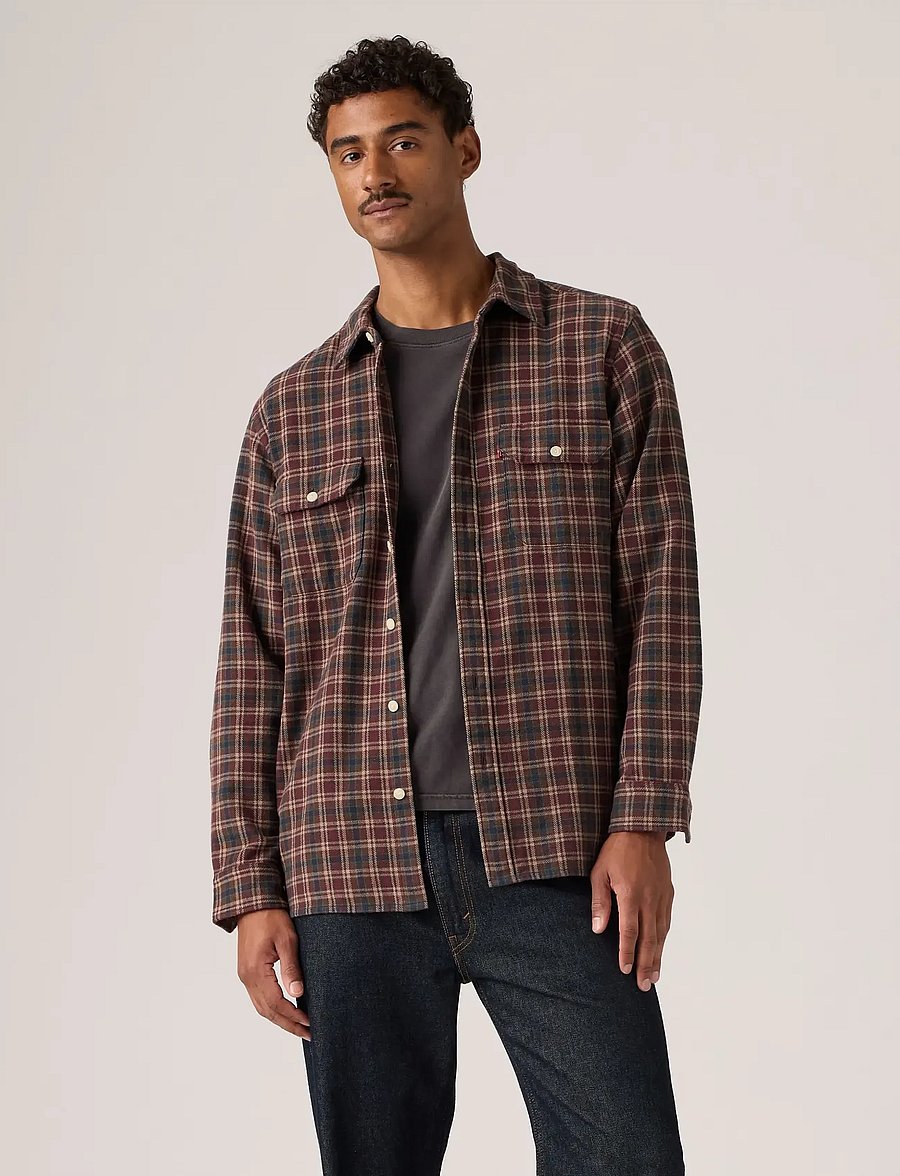 Levi's® - JACKSON WORKER MIKKEL PLAID VI - flannel shirts - multi-color1 - 3
