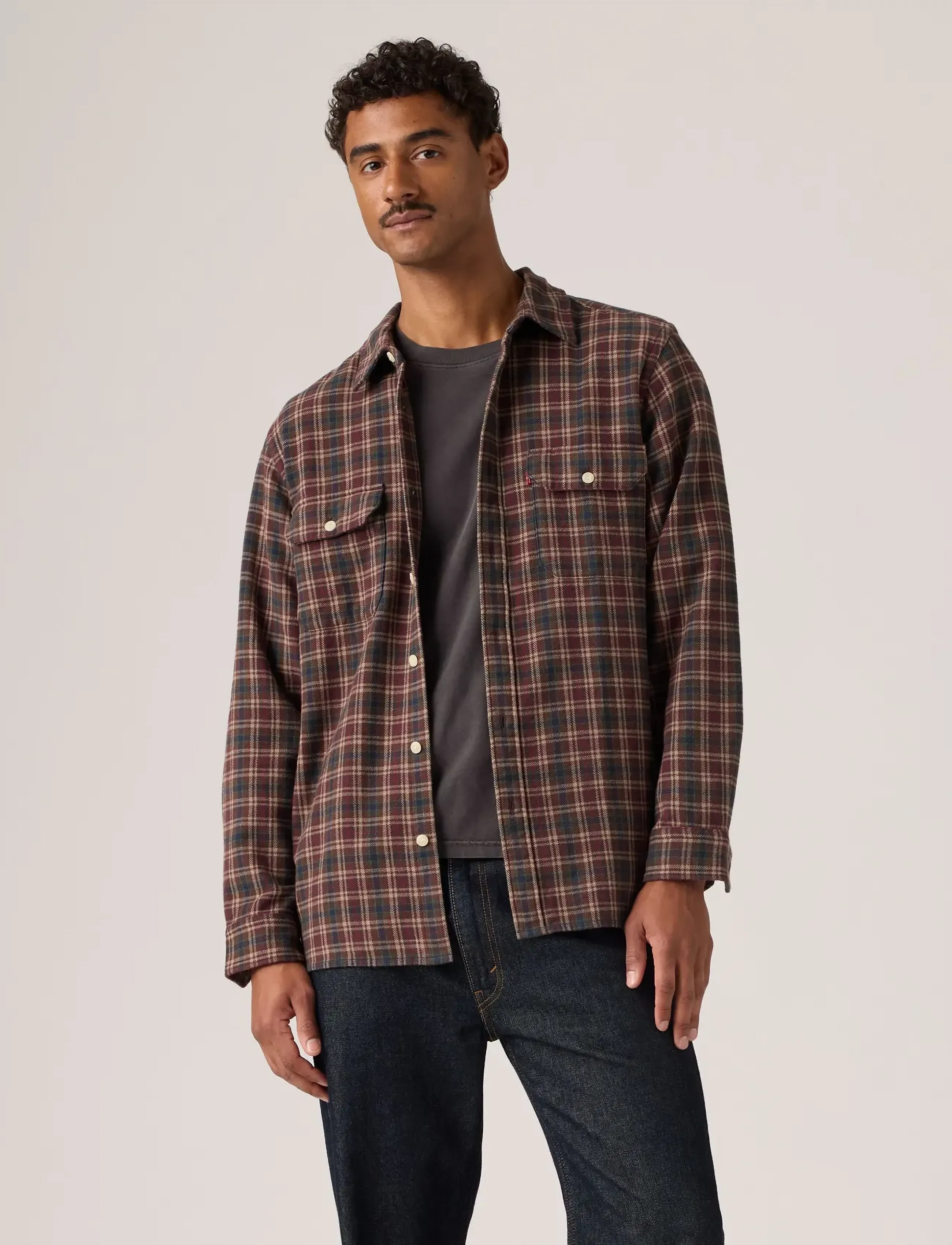 Levi's® - JACKSON WORKER MIKKEL PLAID VI - multi-color - 3