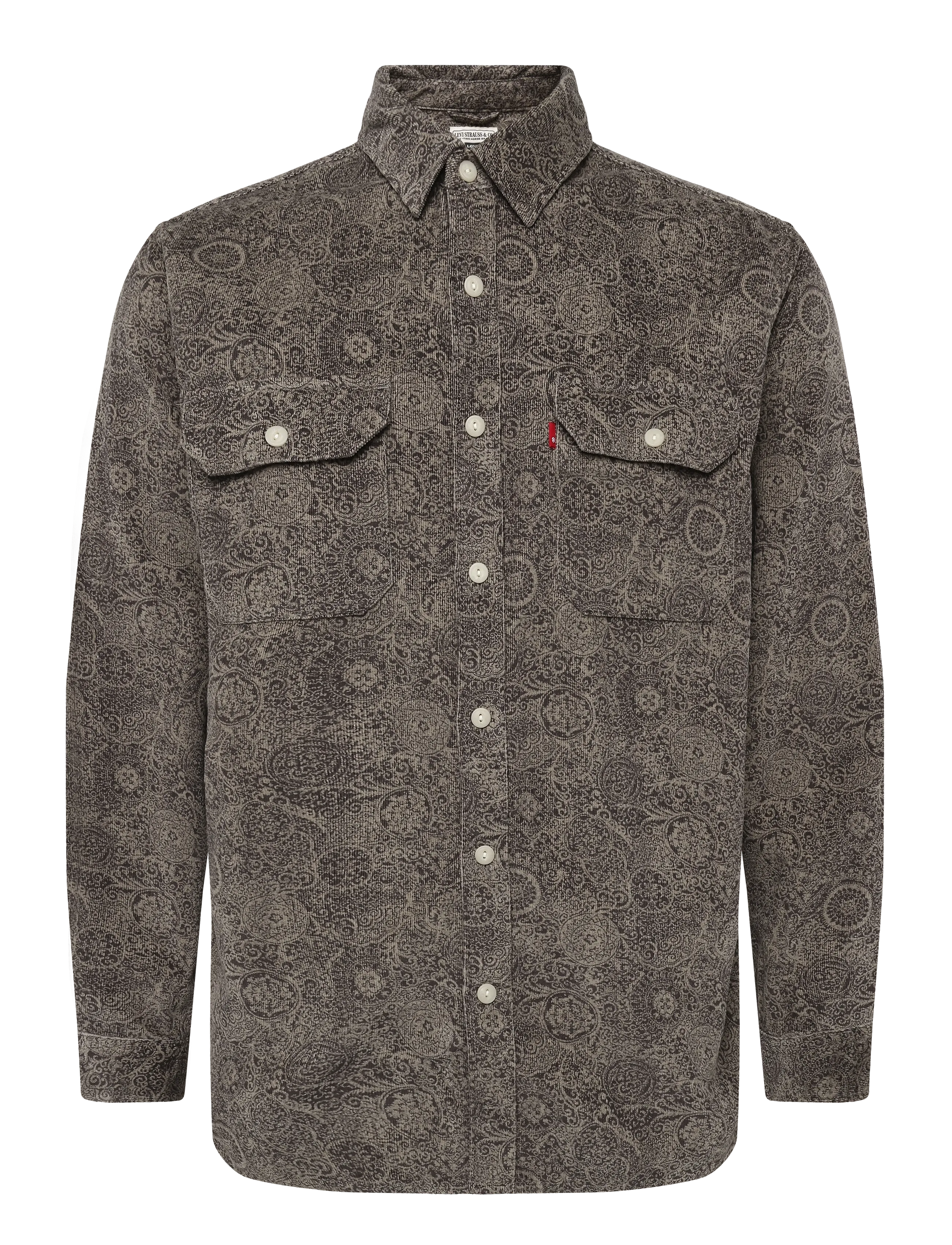 Levi's® - JACKSON WORKER ROGELIO PRINT B - gemusterte hemden - browns - 1