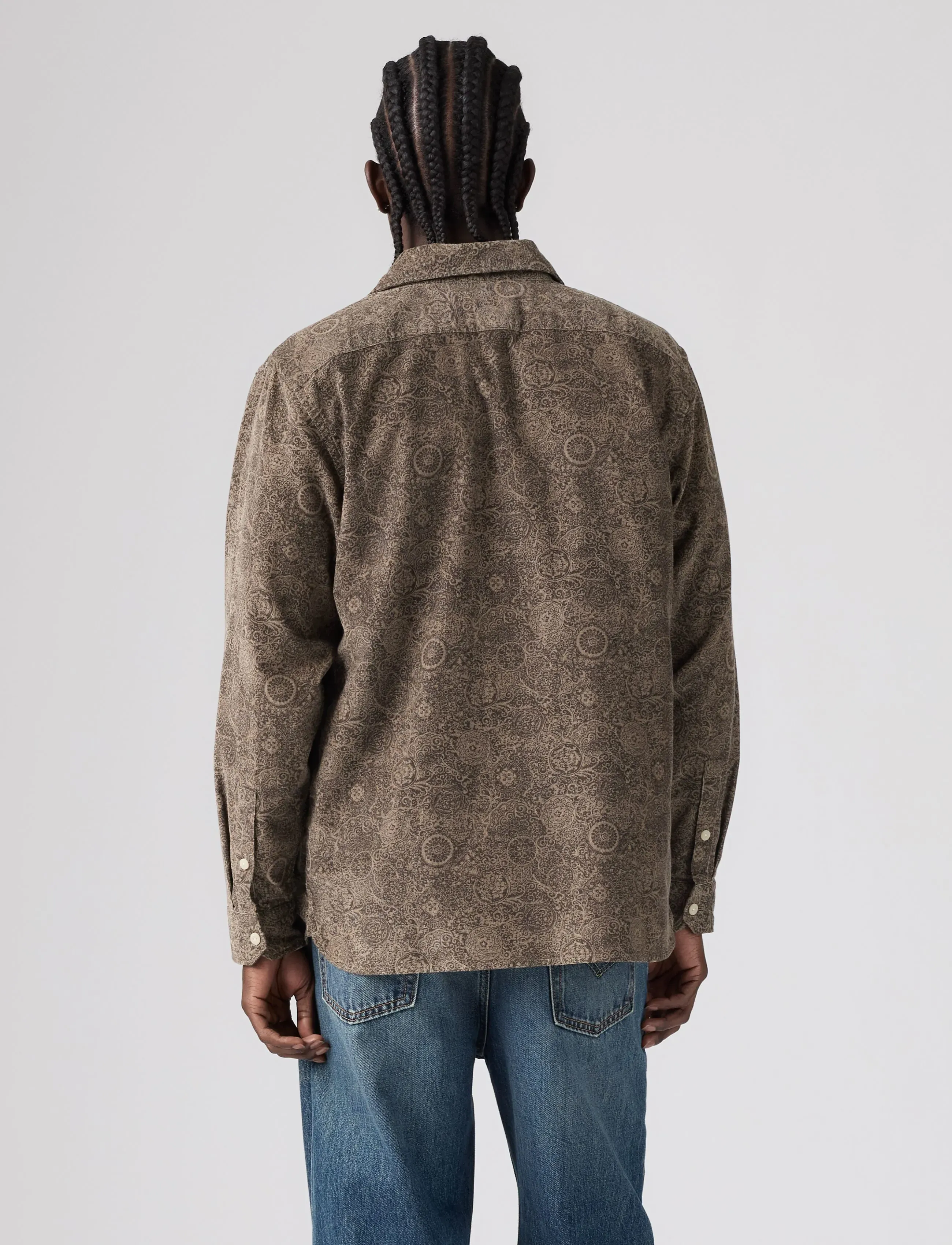 Levi's® - JACKSON WORKER ROGELIO PRINT B - gemusterte hemden - browns - 4
