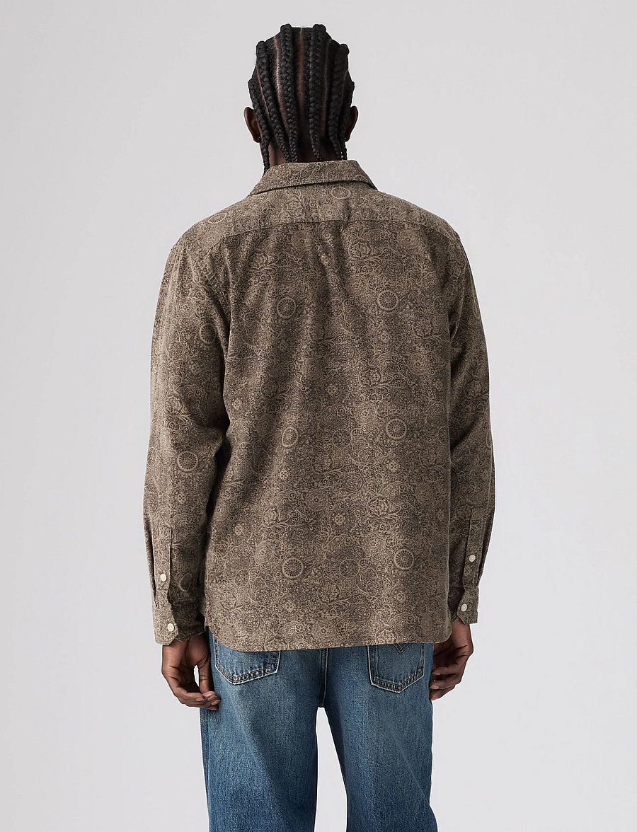 Levi's® - JACKSON WORKER ROGELIO PRINT B - gemusterte hemden - browns - 4