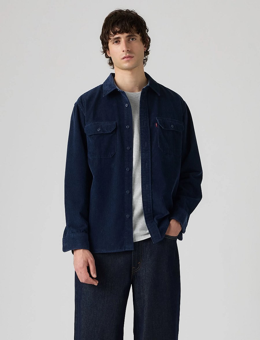 Levi's® - CLASSIC WORKER NAVY BLAZER COR - cordhemden - blues - 3