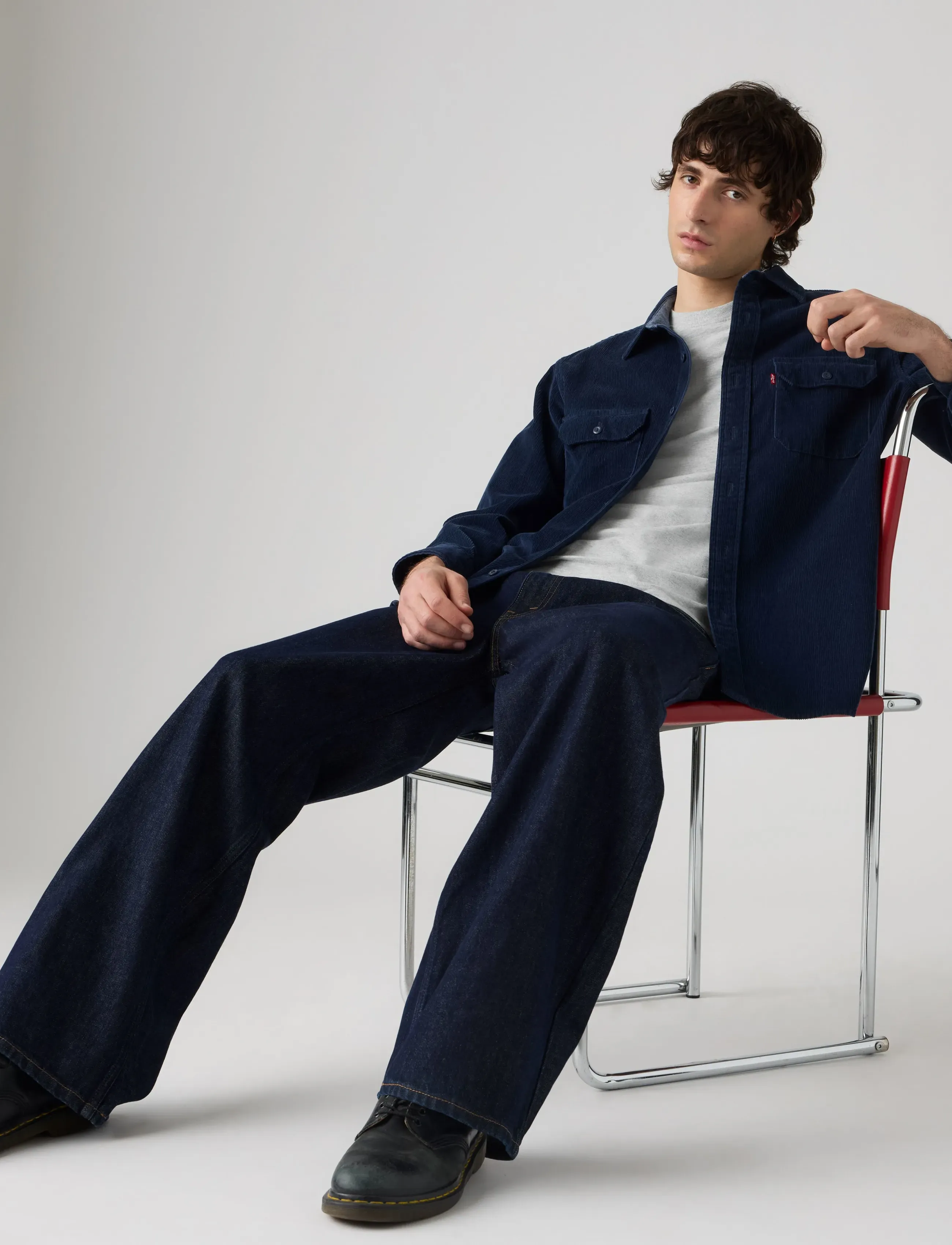 Levi's® - CLASSIC WORKER NAVY BLAZER COR - blues - 5