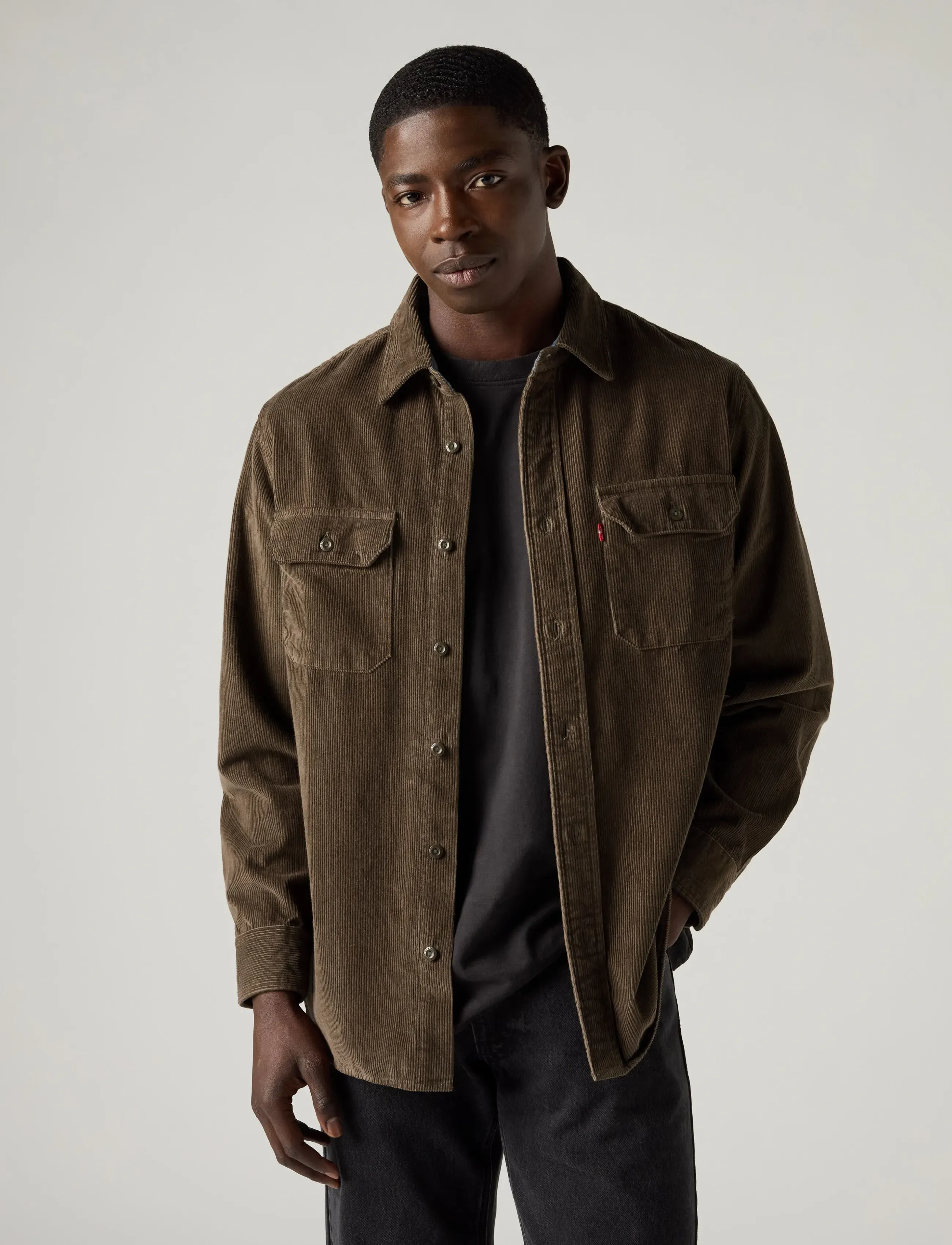 Levi's® - CLASSIC WORKER COFFEE CORDUROY - geschenke unter chf 100 - browns - 0