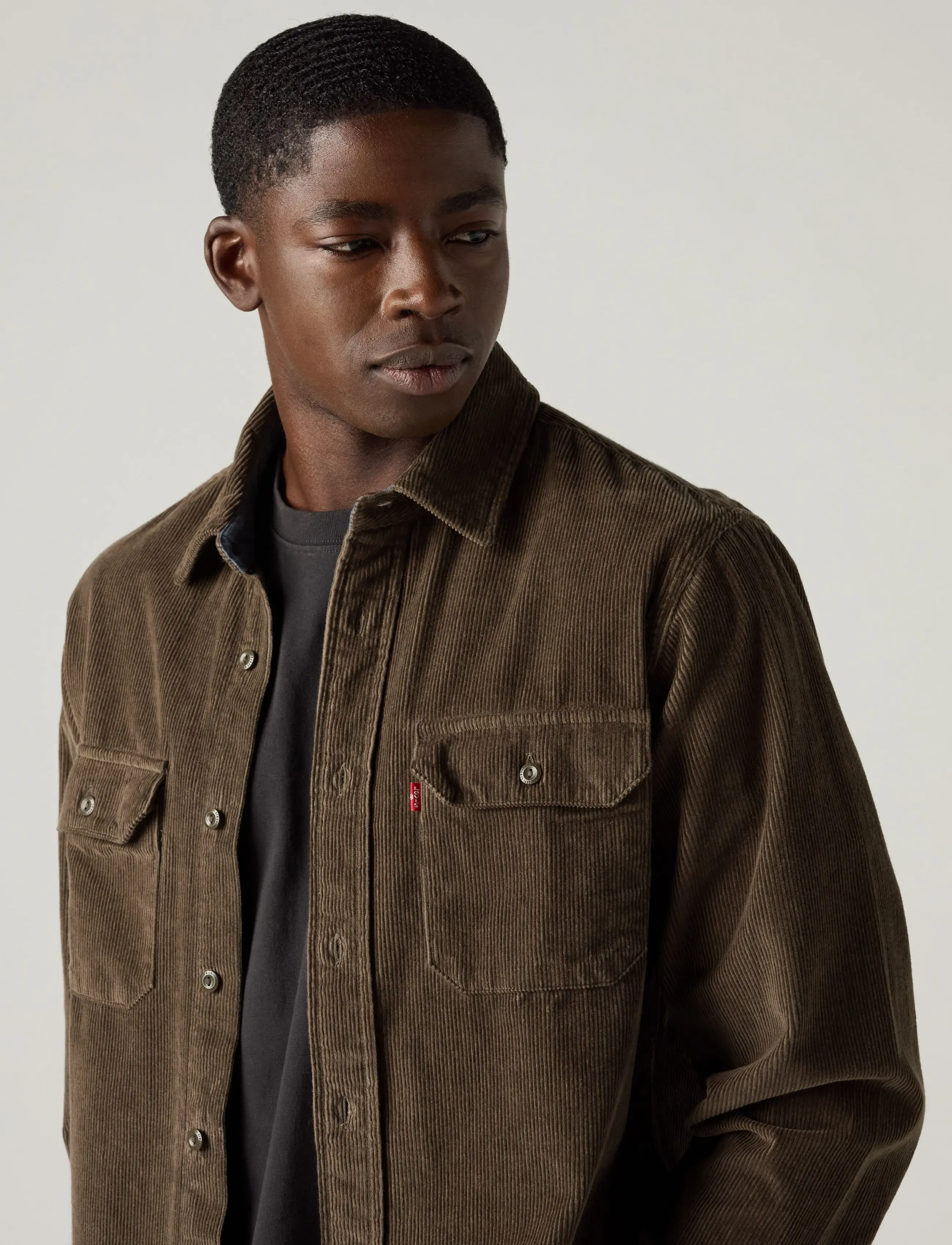 Levi's® - CLASSIC WORKER COFFEE CORDUROY - geschenke unter chf 100 - browns - 3