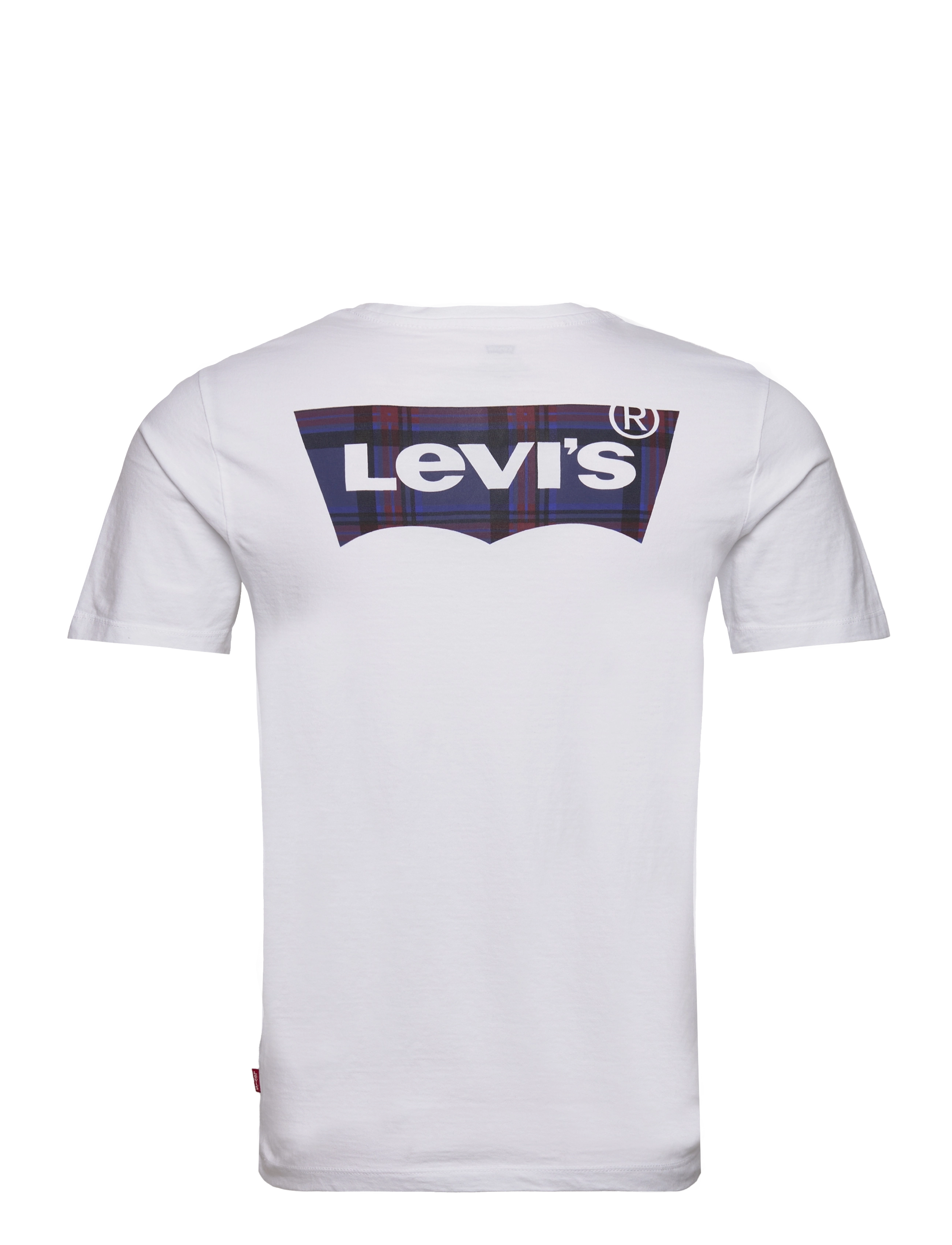 LEVI´S Men - GRAPHIC CREWNECK TEE BW PLAID - neutrals - 1