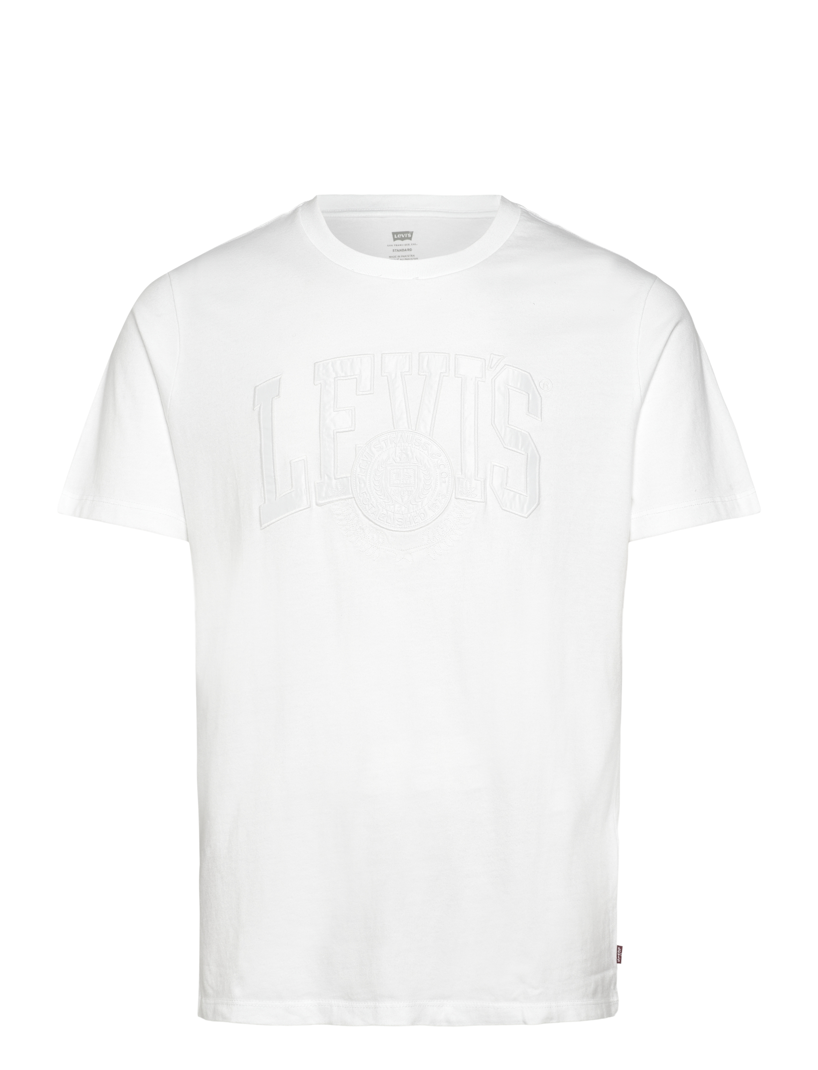 Levi's® - GRAPHIC CREWNECK TEE TONAL ATH - whites - 1