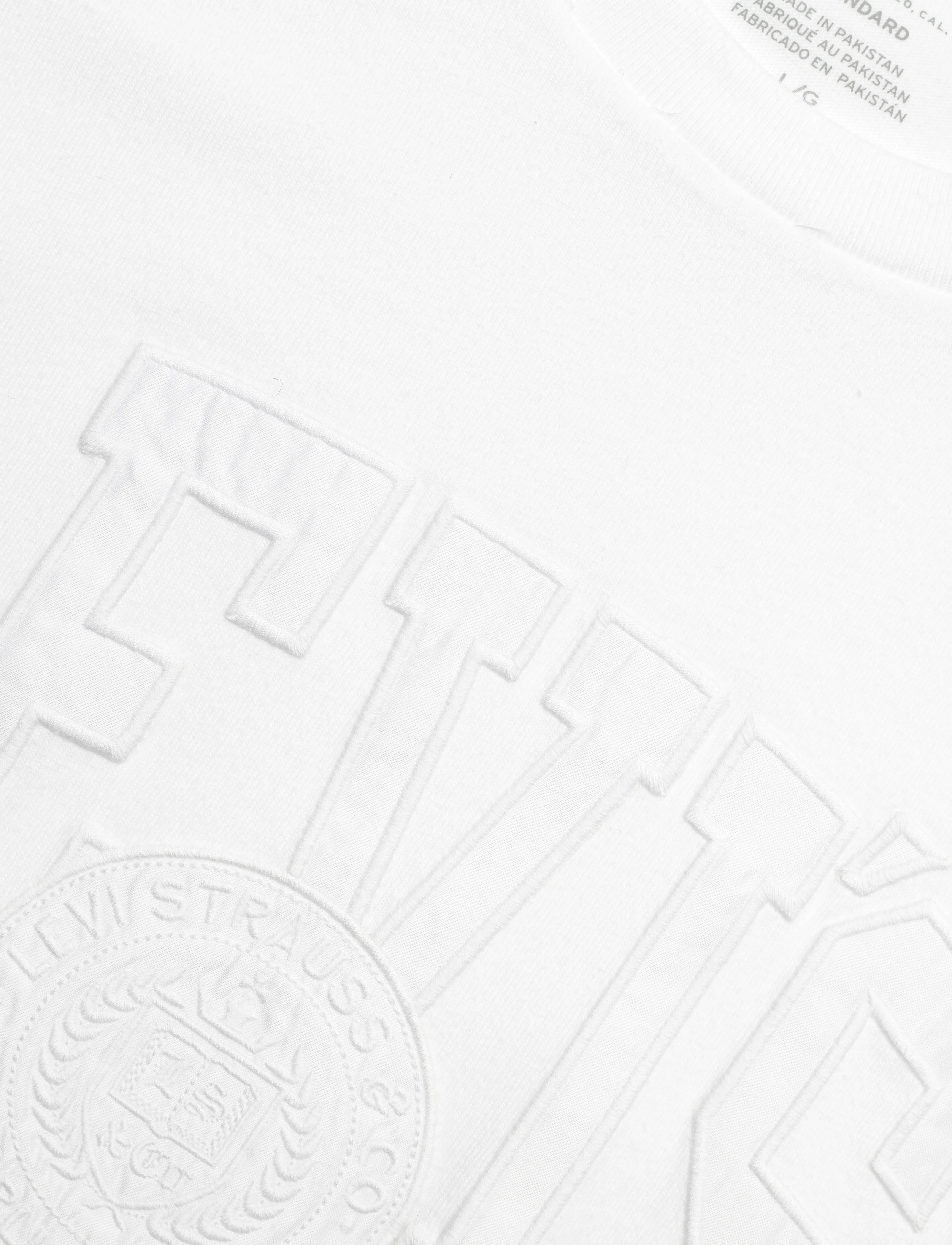 Levi's® - GRAPHIC CREWNECK TEE TONAL ATH - whites - 3