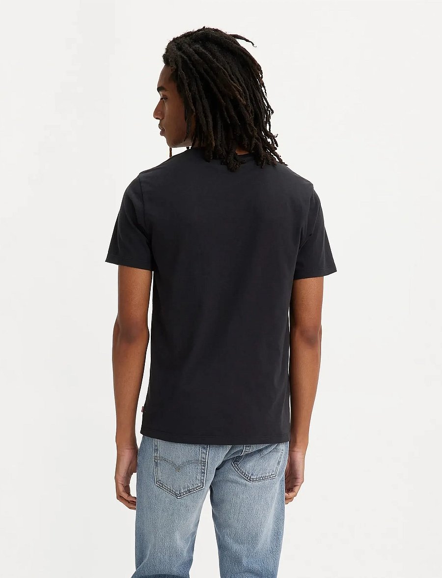Levi's® - GRAPHIC CREWNECK TEE COLOR BW - blacks - 3