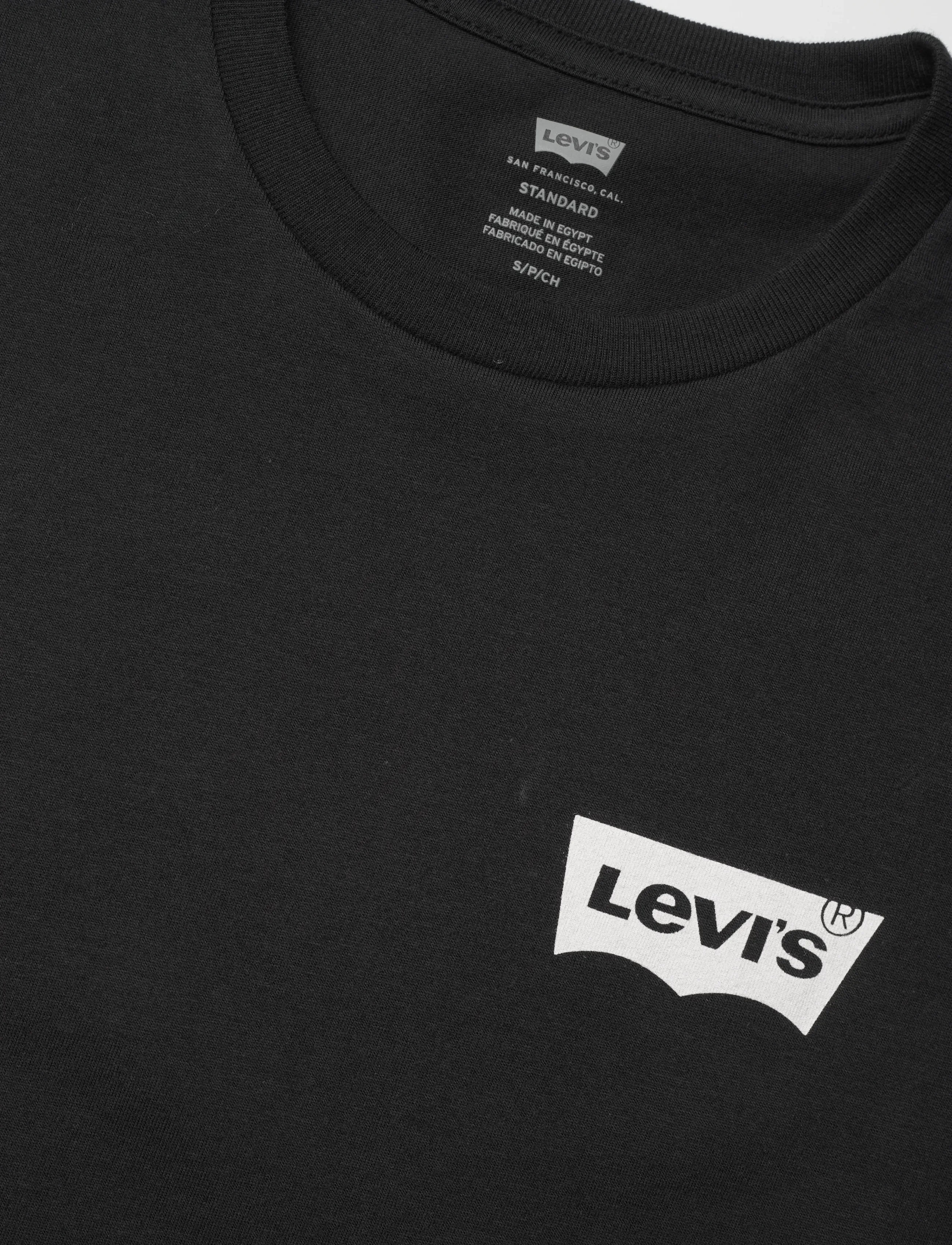 Levi's® - GRAPHIC CREWNECK TEE COLOR BW - blacks - 5