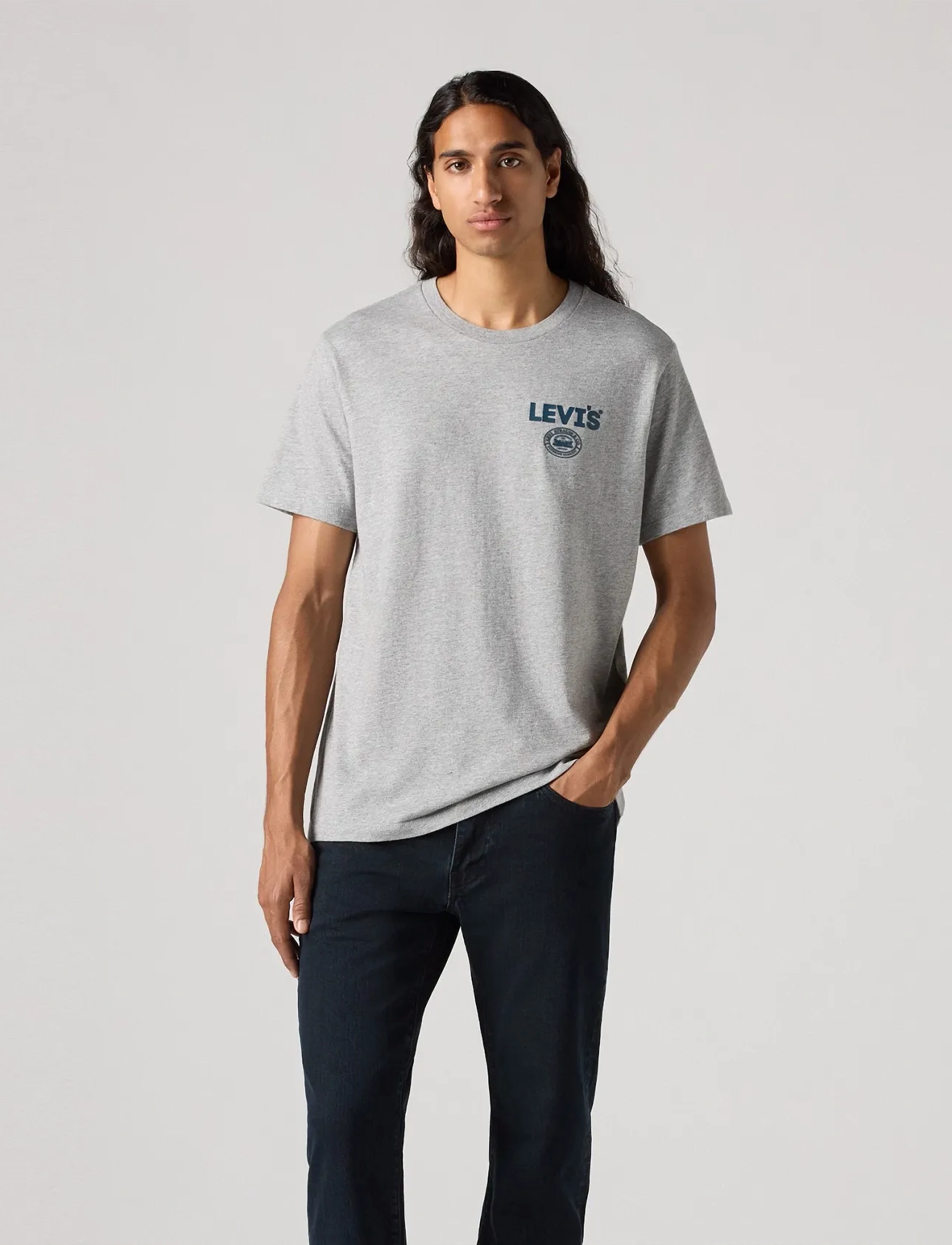 Levi's® - GRAPHIC CREWNECK TEE COOLMAX S - greys - 3