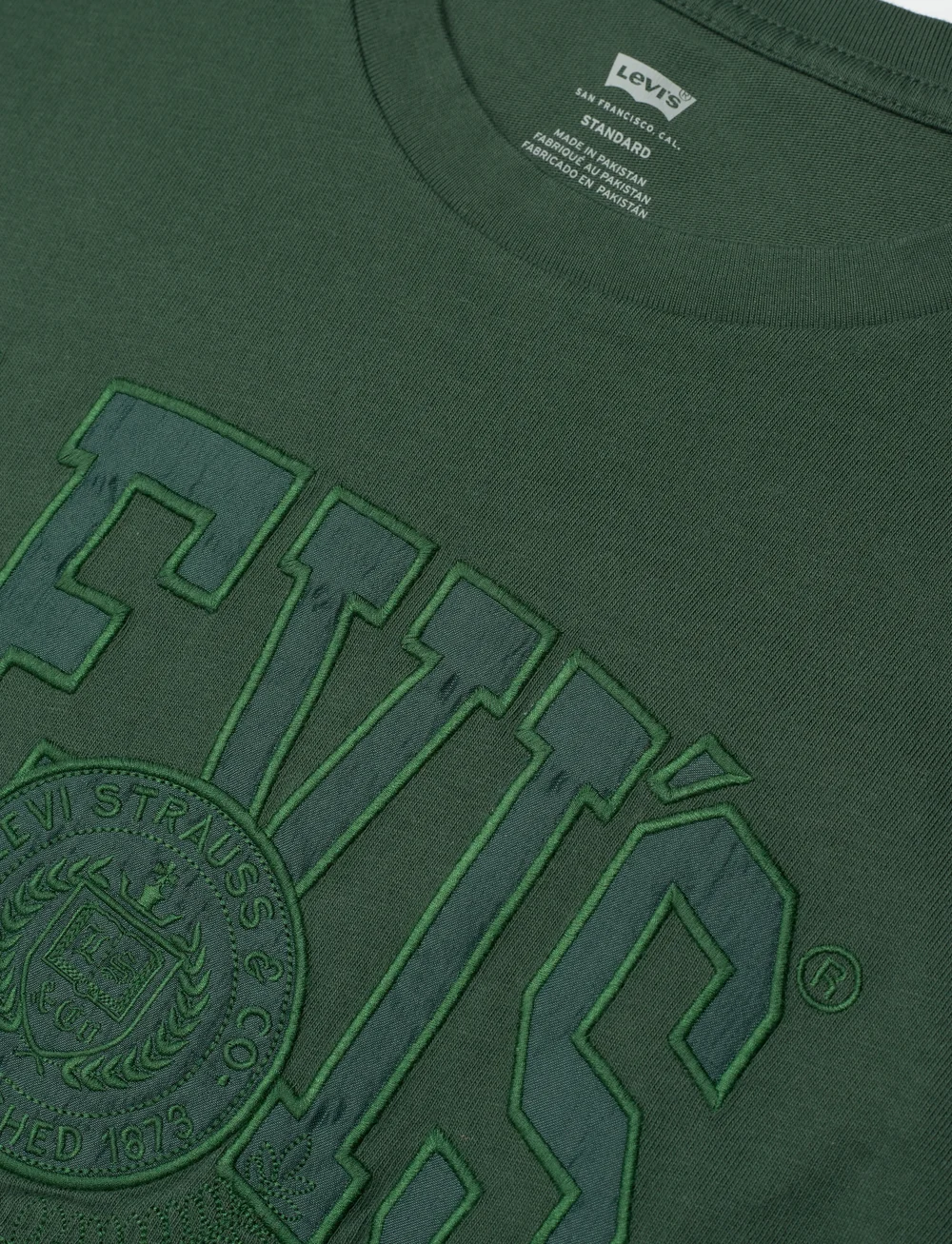 Levi's® - GRAPHIC CREWNECK TEE APPLIQUE - kurzärmelig - greens - 3
