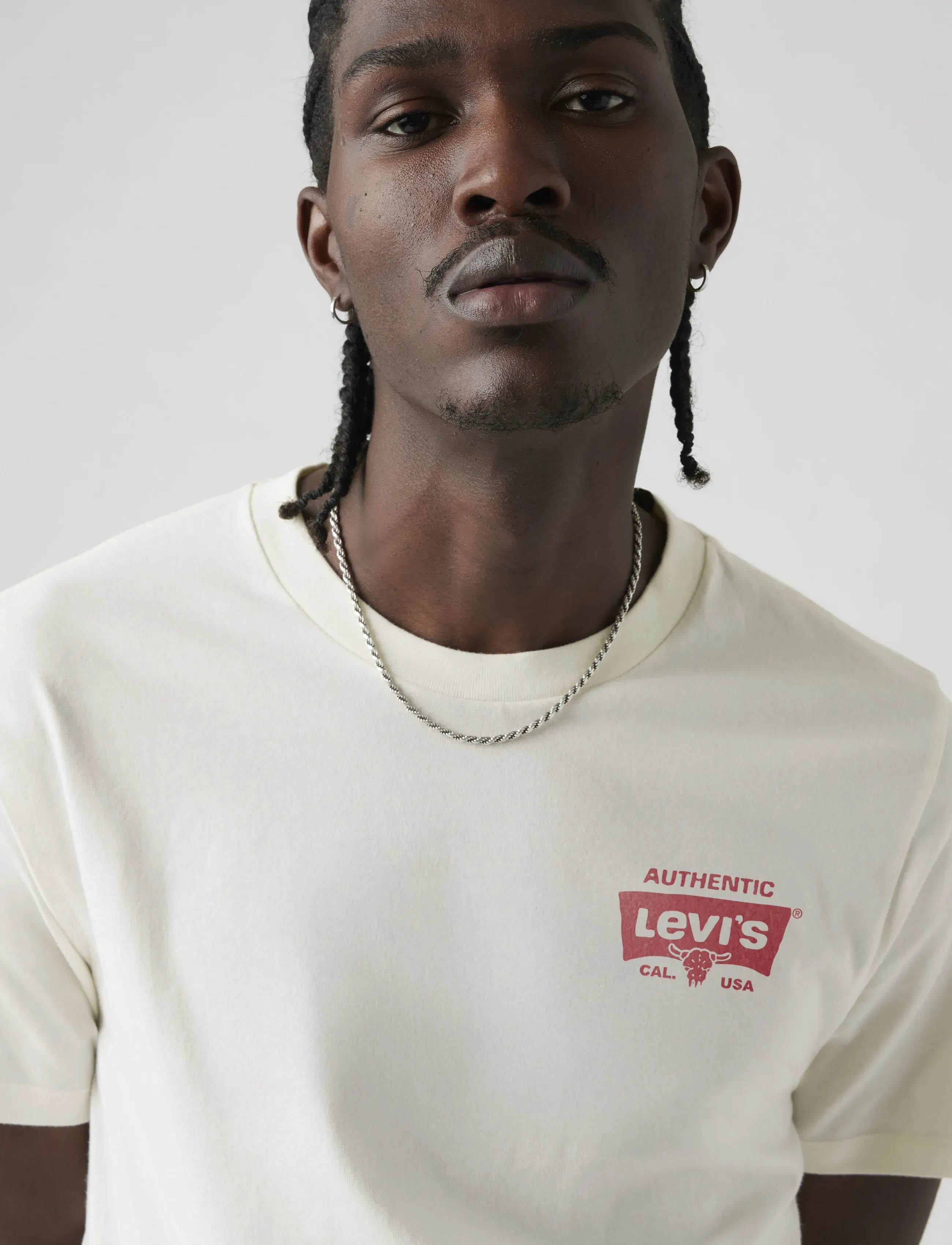 Levi's® - GRAPHIC CREWNECK TEE MADE FOR - marškinėliai trumpomis rankovėmis - neutrals - 4