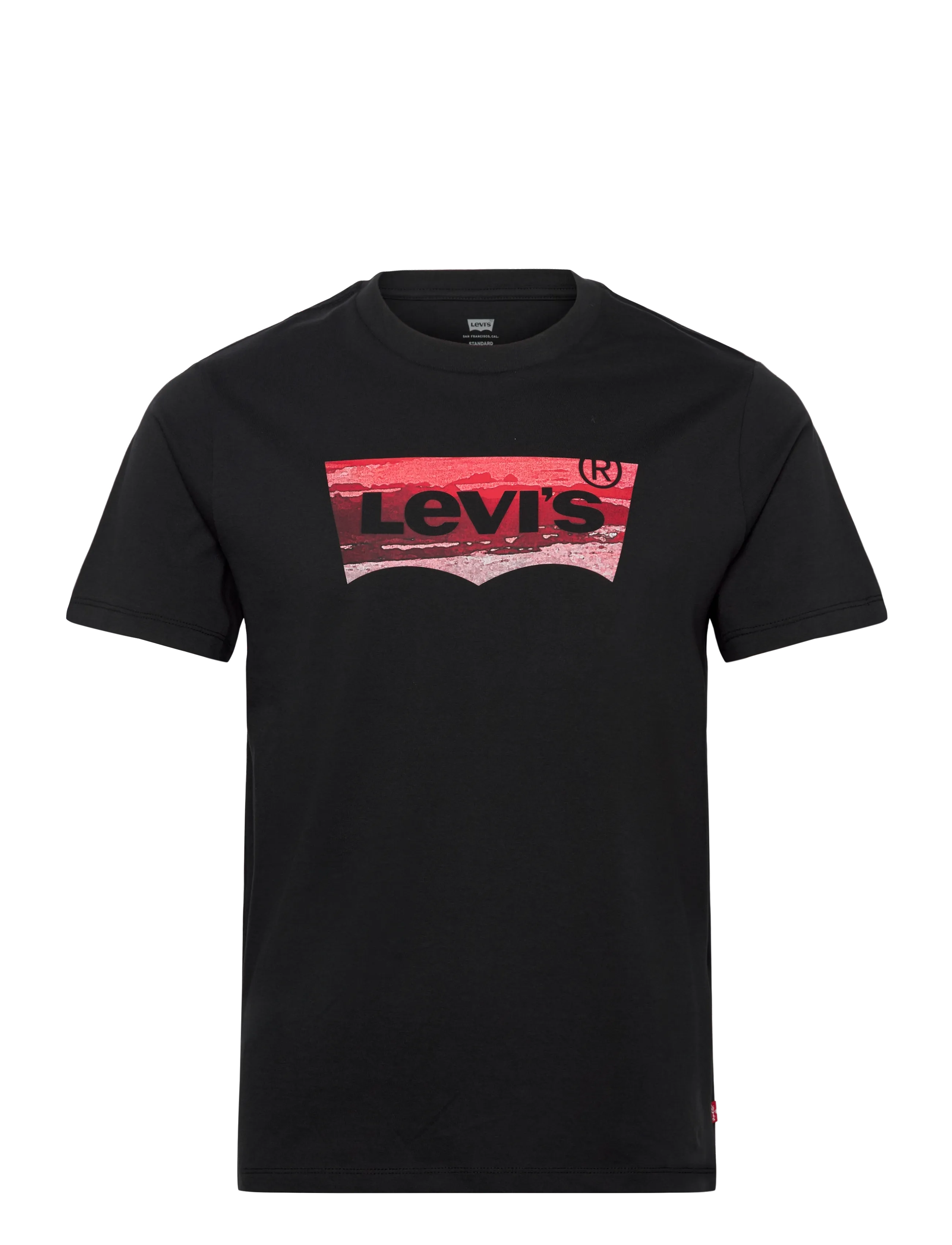 Levi's® GRAPHIC CREWNECK TEE COASTAL F - T-shirts - BLACKS / black