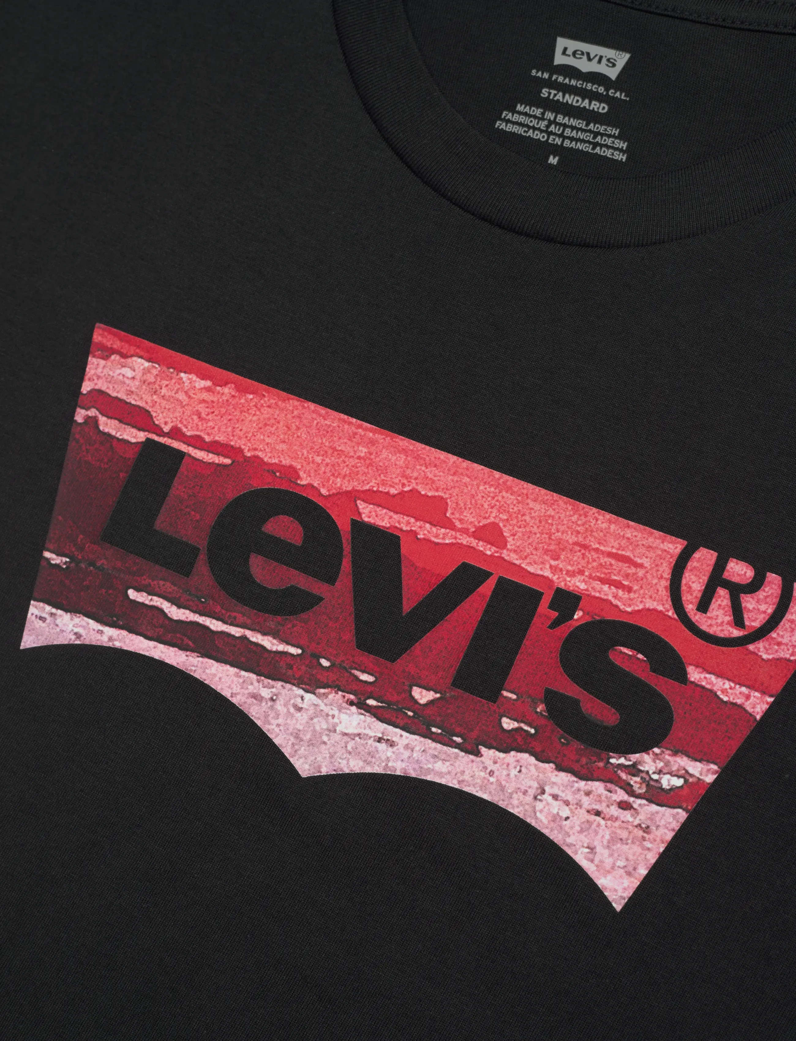 Levi's® - GRAPHIC CREWNECK TEE COASTAL F - kortærmede t-shirts - blacks - 2