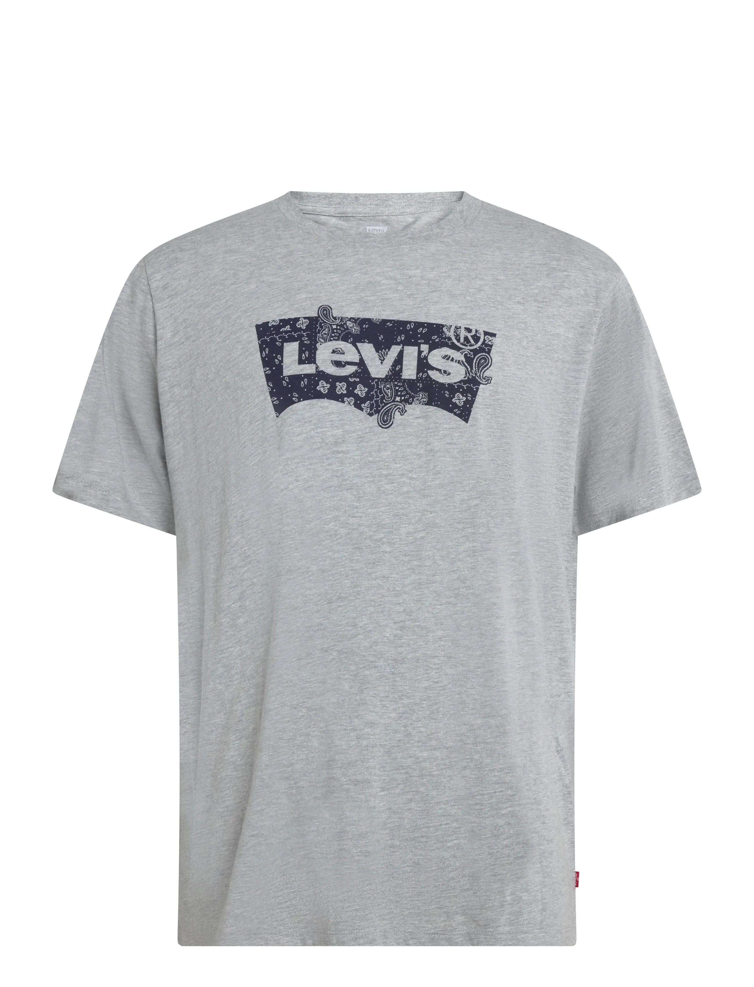 Levi's® - GRAPHIC CREWNECK TEE BANDANA B - lühikeste varrukatega t-särgid - greys - 1