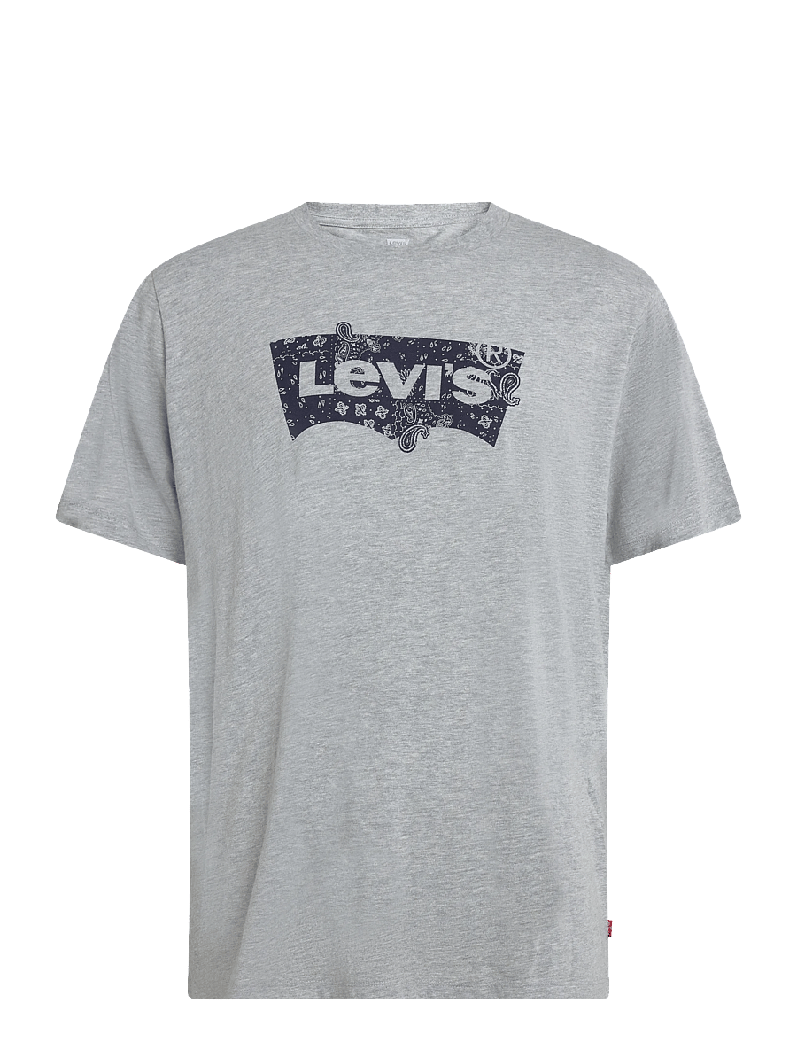 Levi's® - GRAPHIC CREWNECK TEE BANDANA B - lühikeste varrukatega t-särgid - greys - 1