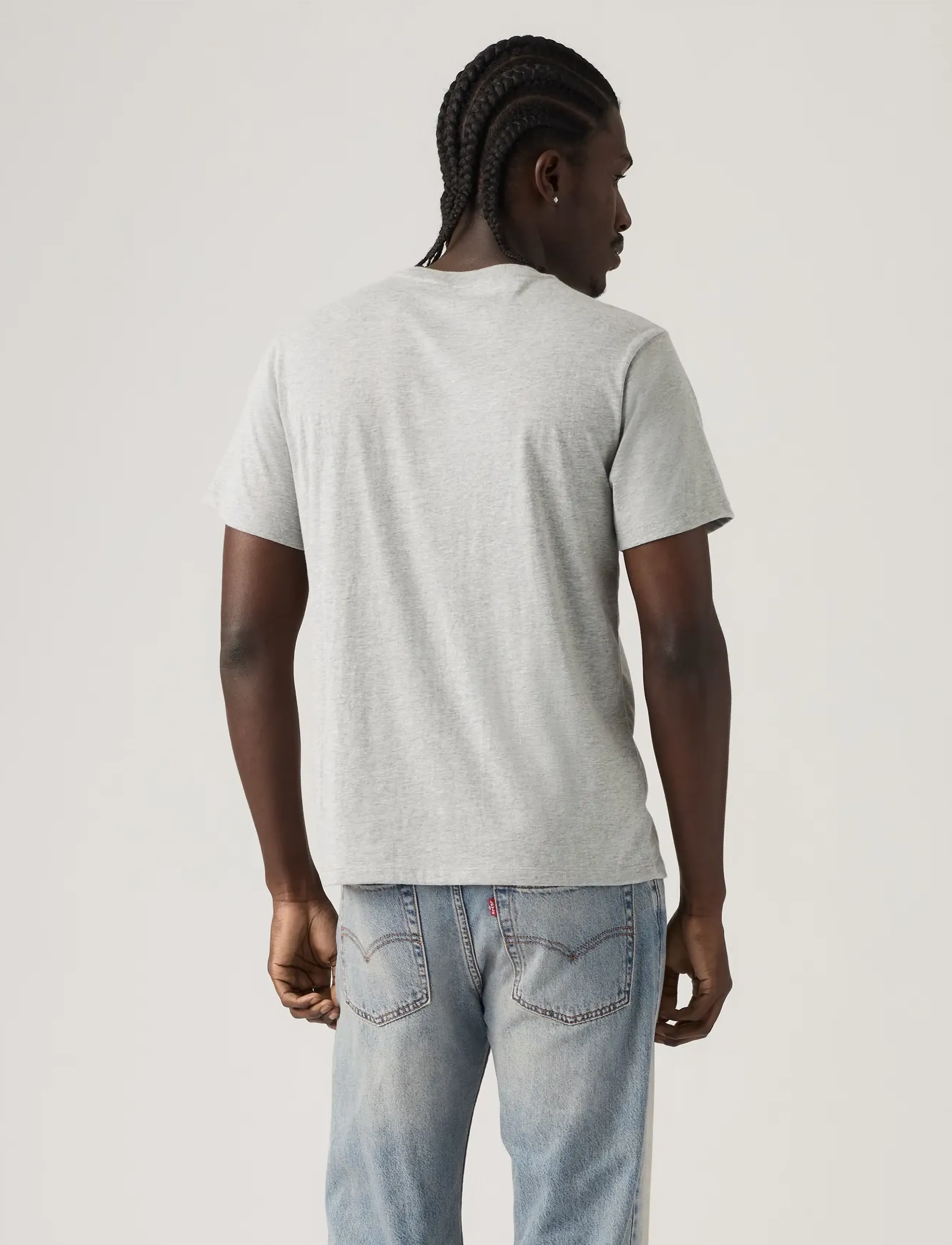 Levi's® - GRAPHIC CREWNECK TEE BANDANA B - lühikeste varrukatega t-särgid - greys - 4