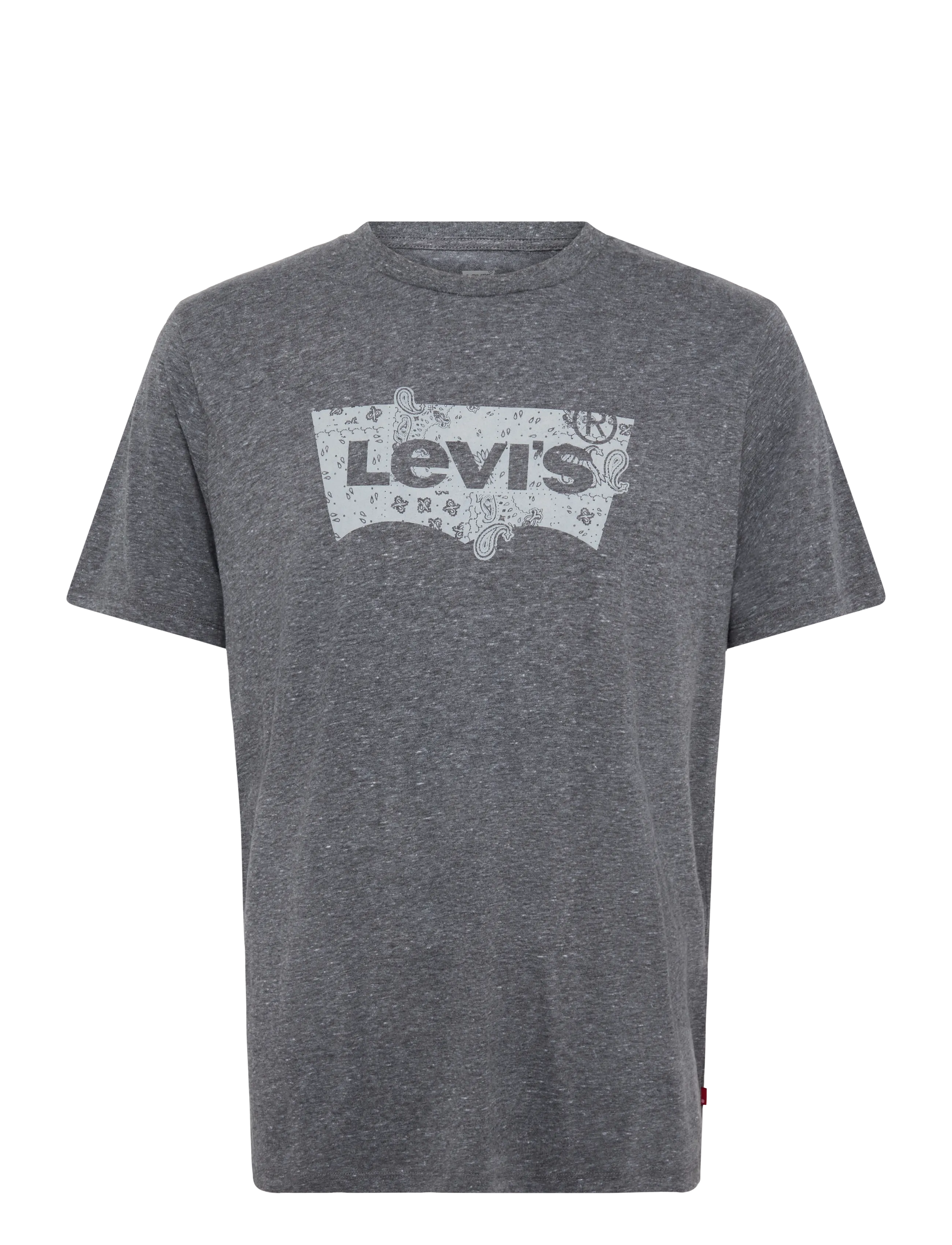 Levi's® - GRAPHIC CREWNECK TEE BANDANA B - kortærmede t-shirts - blacks - 1