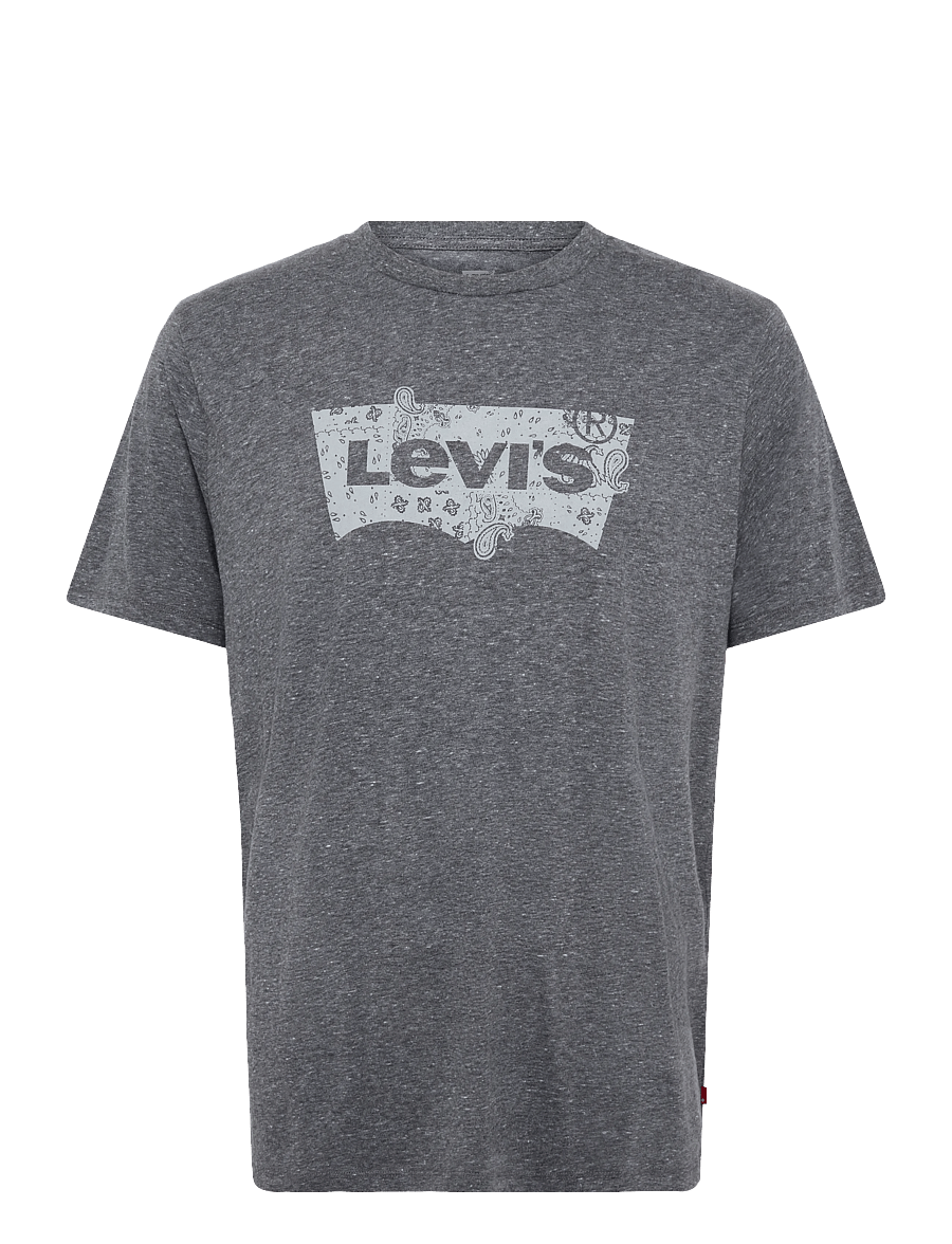 Levi's® - GRAPHIC CREWNECK TEE BANDANA B - kortærmede t-shirts - blacks - 1