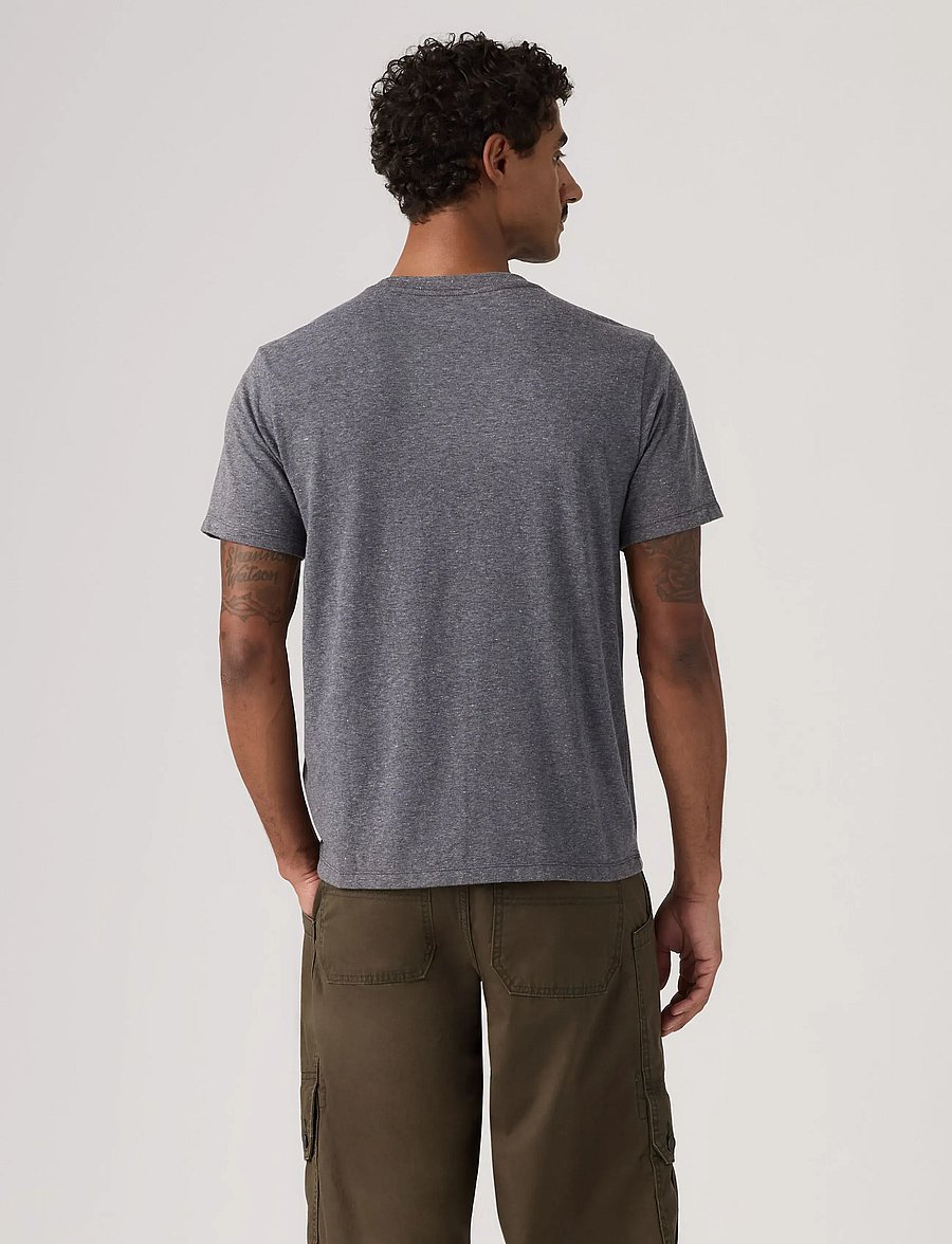 Levi's® - GRAPHIC CREWNECK TEE BANDANA B - kortærmede t-shirts - blacks - 4