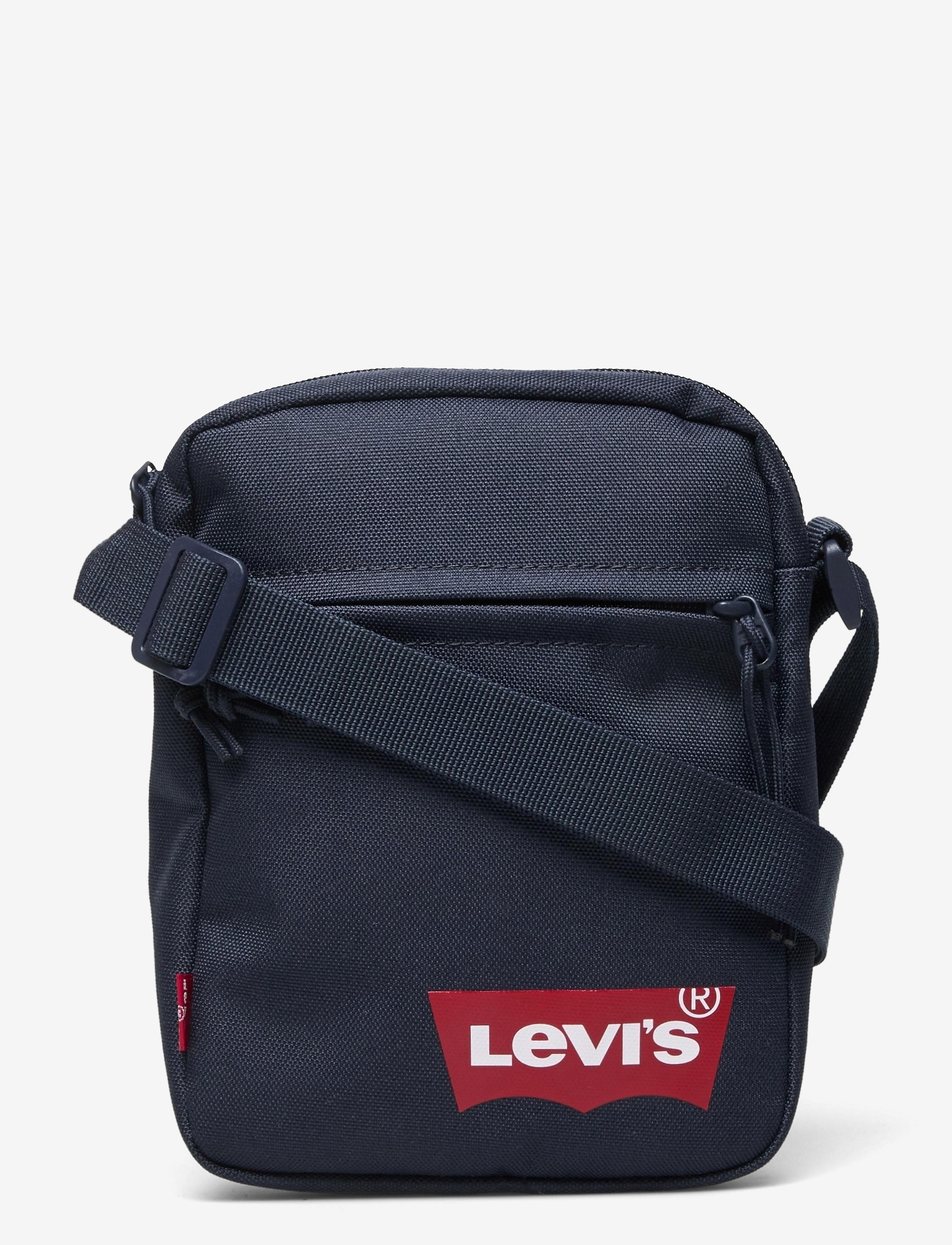Levi's® MINI CROSSBODY SOLID (RED BATWING) - Väskor - NAVY BLUE / black