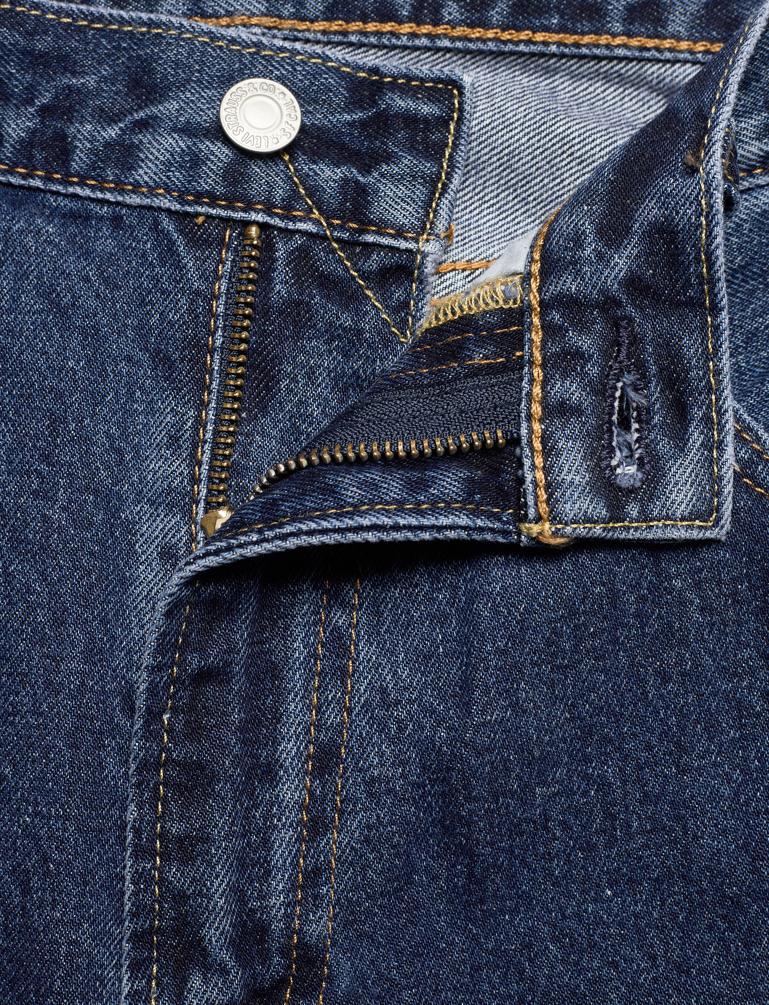 Levi's® - 551Z AUTHENTIC STRAIGHT RUBBER - med indigo - worn in - 5