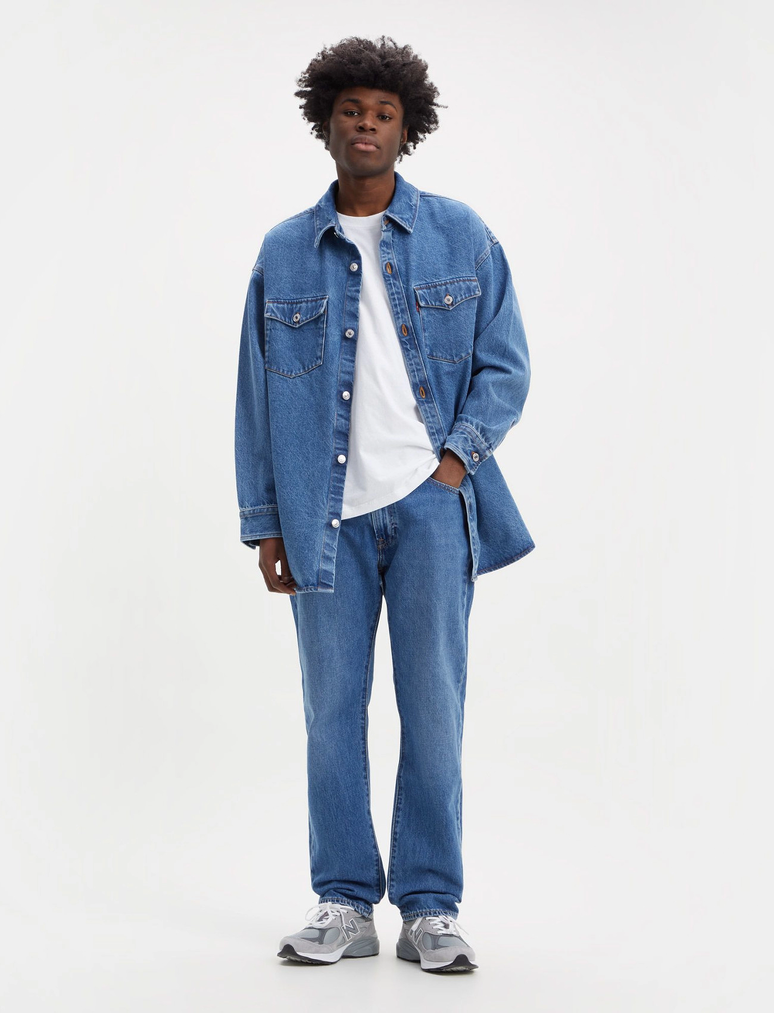 Levi's® - 551Z AUTHENTIC STRAIGHT EXPRES - med indigo - flat finish - 2