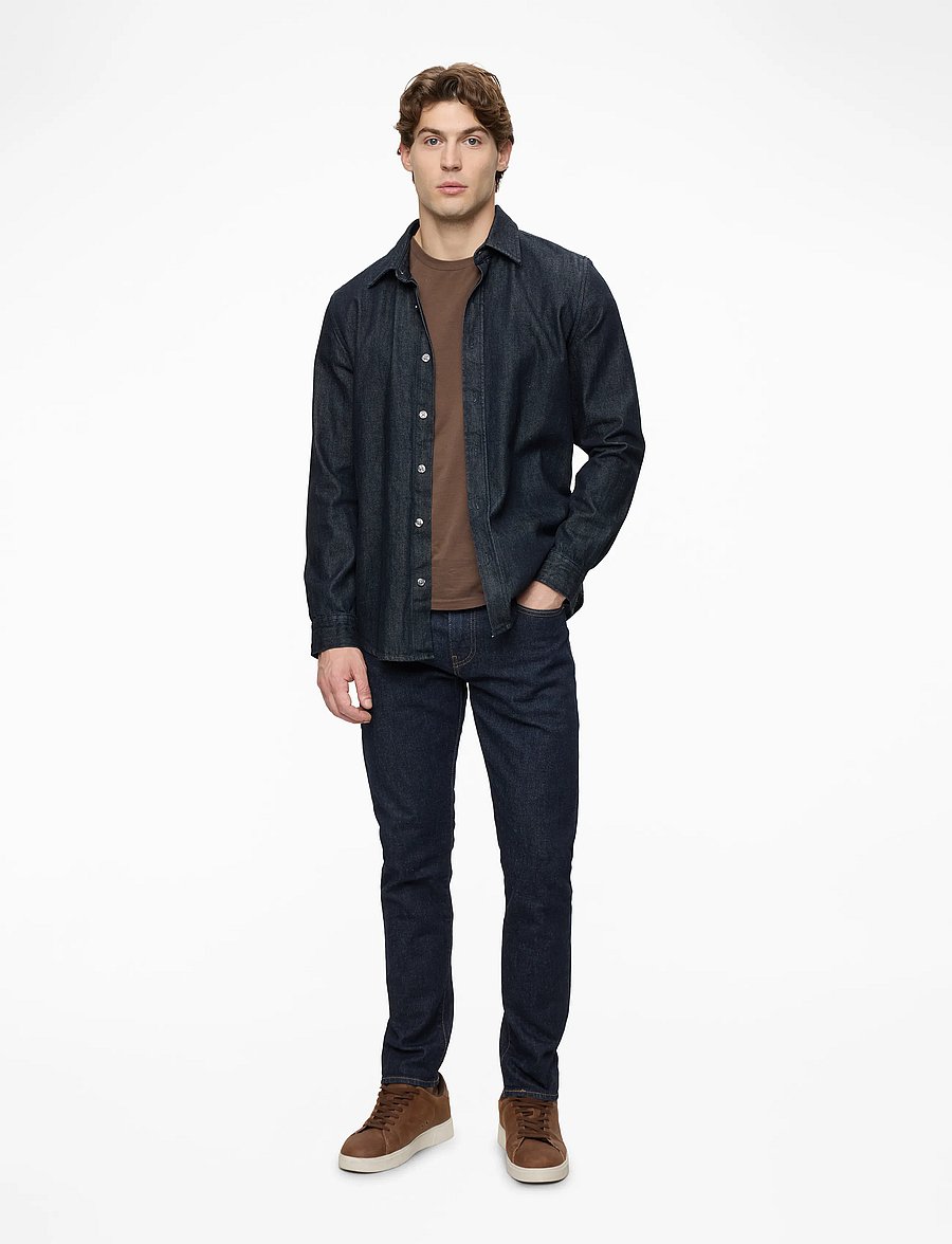 Levi's® - 512 SLIM TAPER ROCK COD - kitsad teksad - dark indigo - flat finish - 2