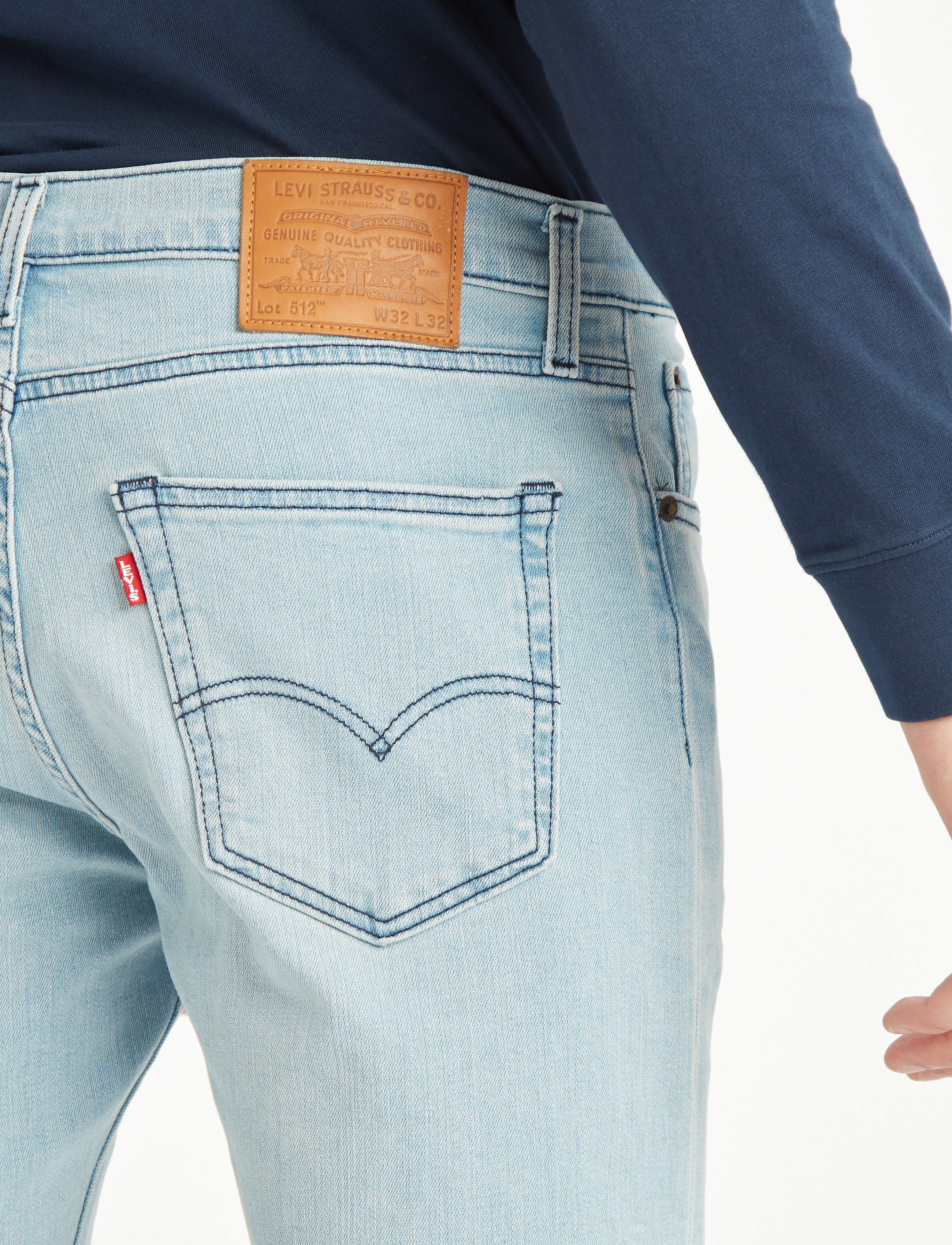 LEVI´S Men - 512 SLIM TAPER GRAVIE FOG ADV - light indigo - flat finis - 4