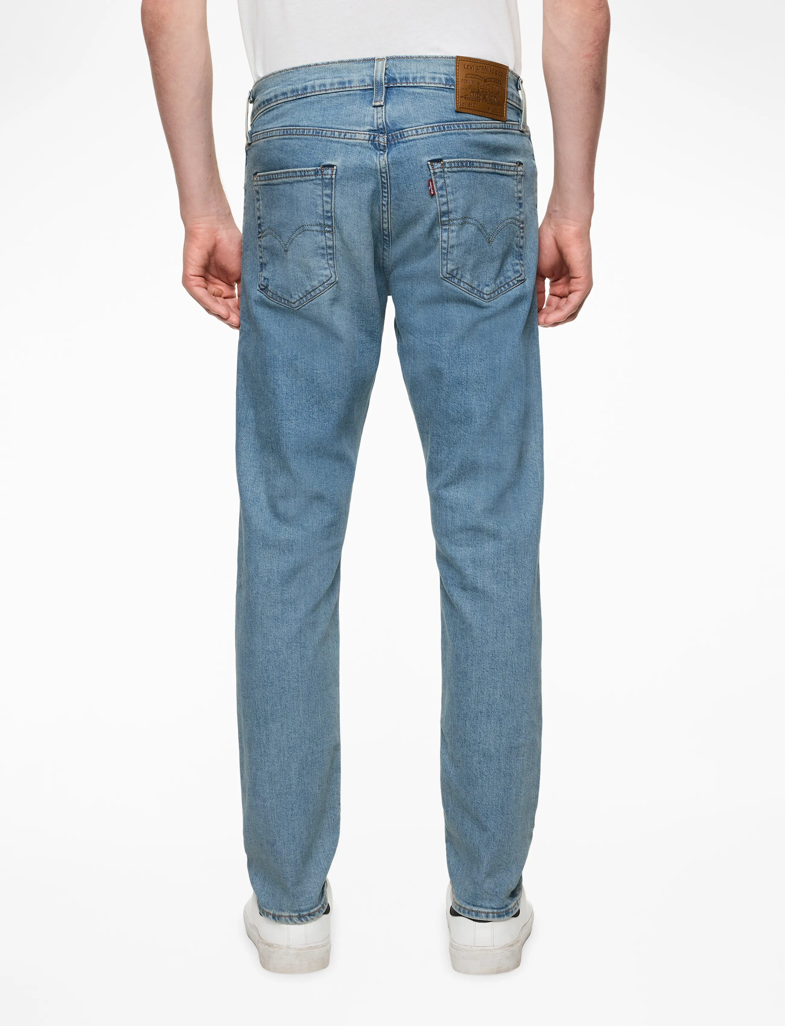 Levi's® - 512 SLIM TAPER PELICAN RUST - hosen & jeans - med indigo - flat finish - 4
