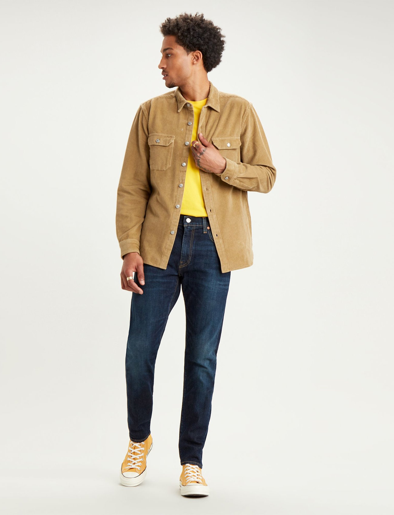 Levi's® 512 SLIM TAPER BIOLOGIA ADV - Jeans - DARK INDIGO - WORN IN / blue