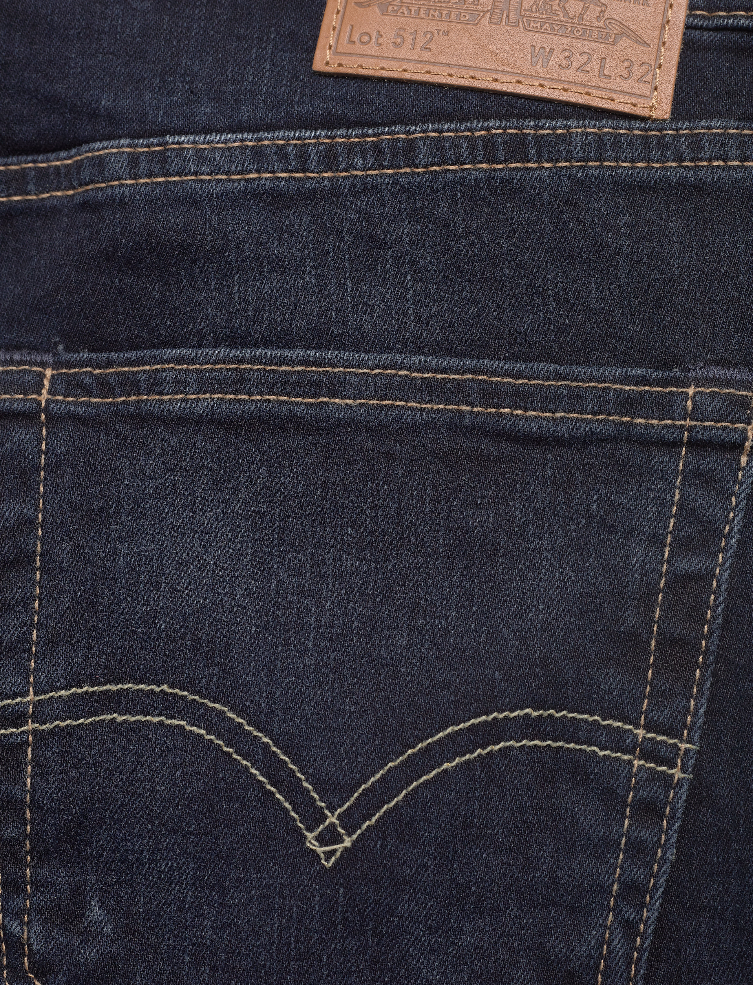 LEVI´S Men - 512 SLIM TAPER SHAKE THE BOAT - dark indigo - worn in - 4