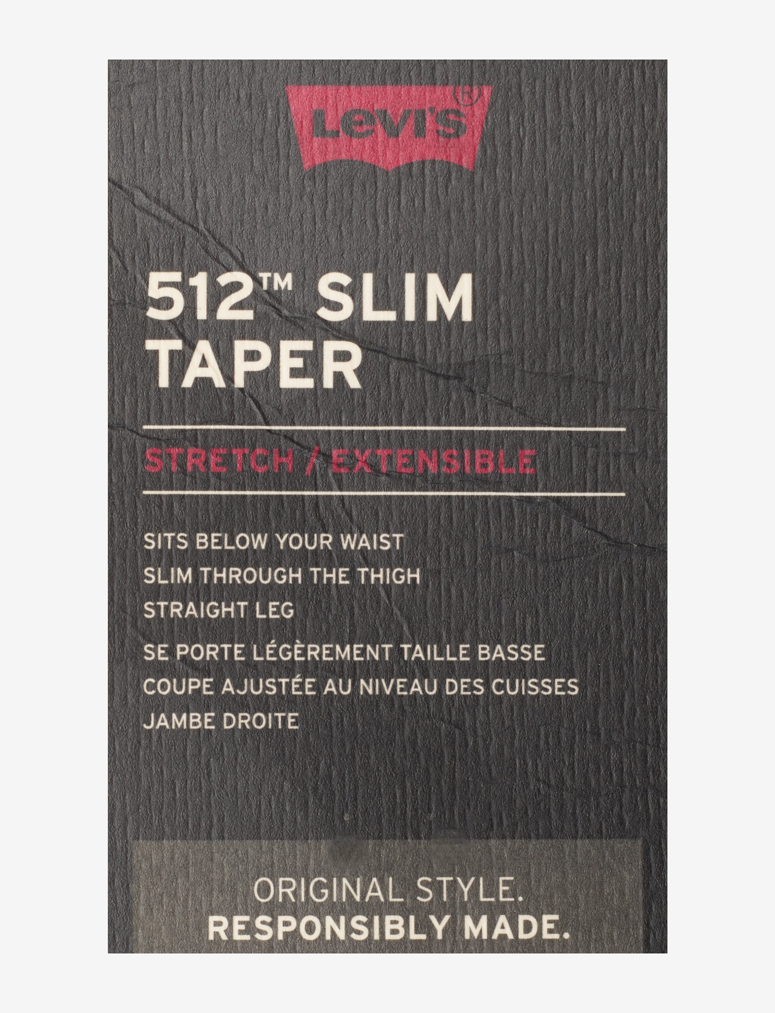 LEVI´S Men - 512 SLIM TAPER MONEY IN THE BA - med indigo - worn in - 5