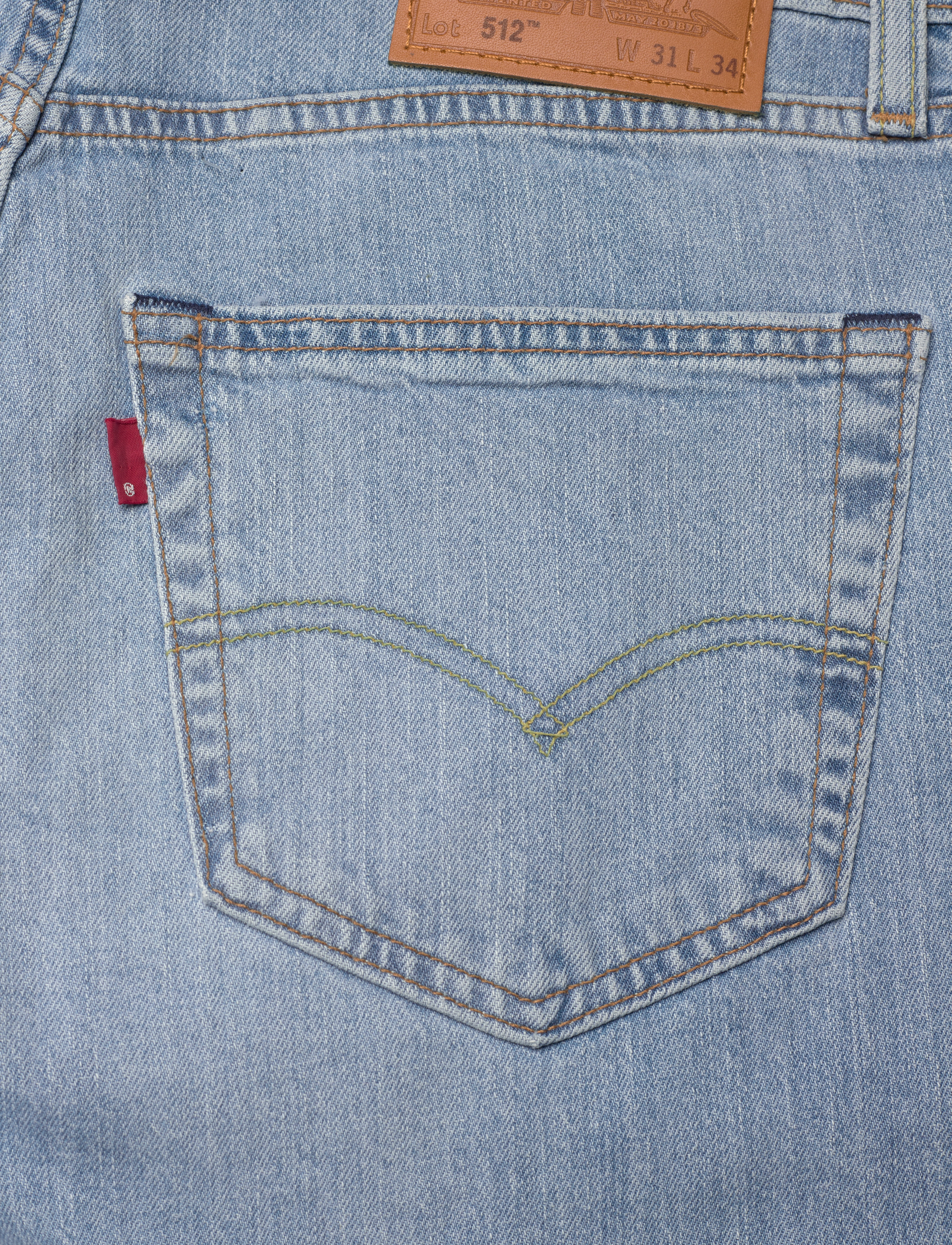 Levi's® - 512 SLIM TAPER TABOR SCARY BEA - med indigo - worn in - 4