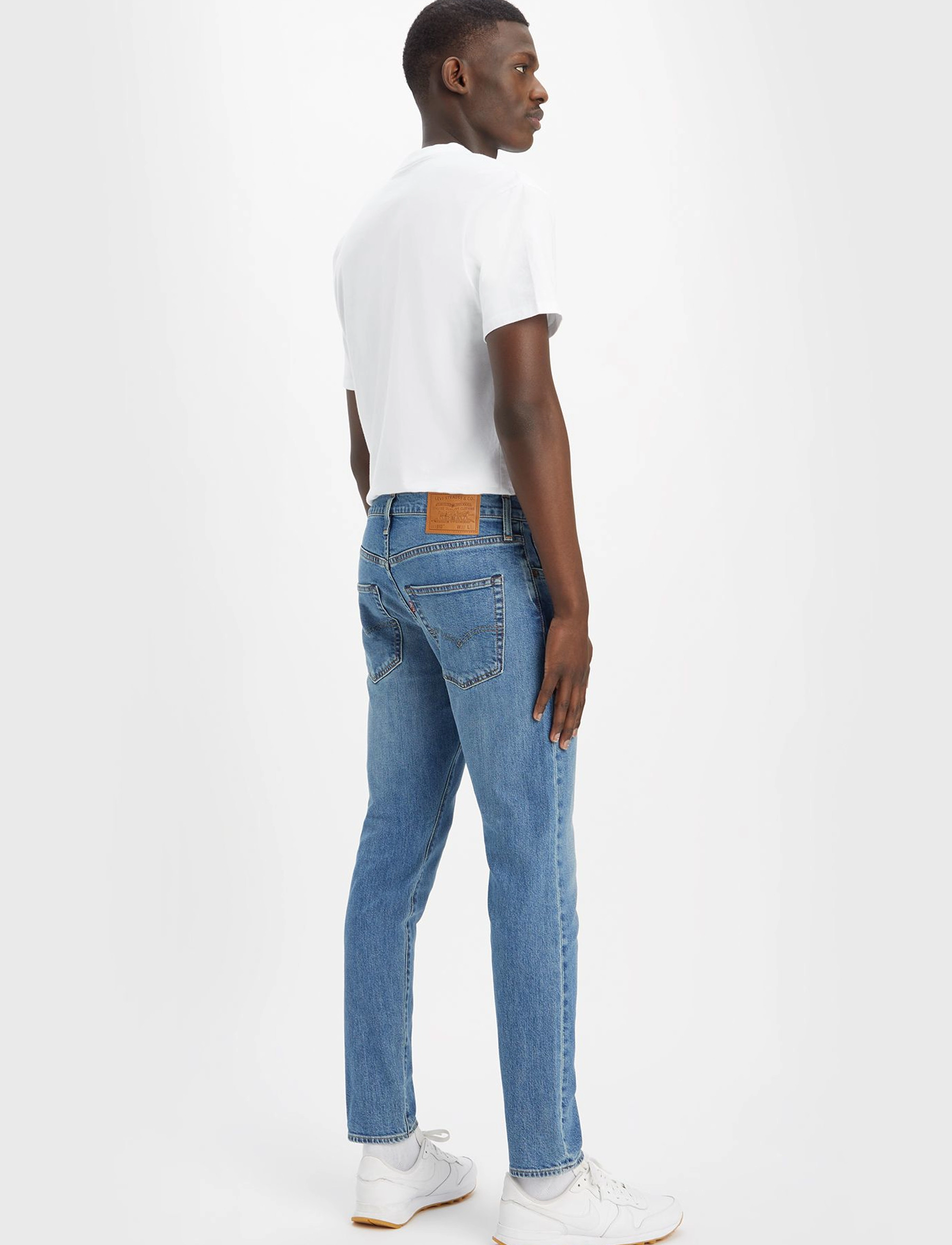 Levi's® - 512 SLIM TAPER COME DRAW WITH - med indigo - worn in - 4