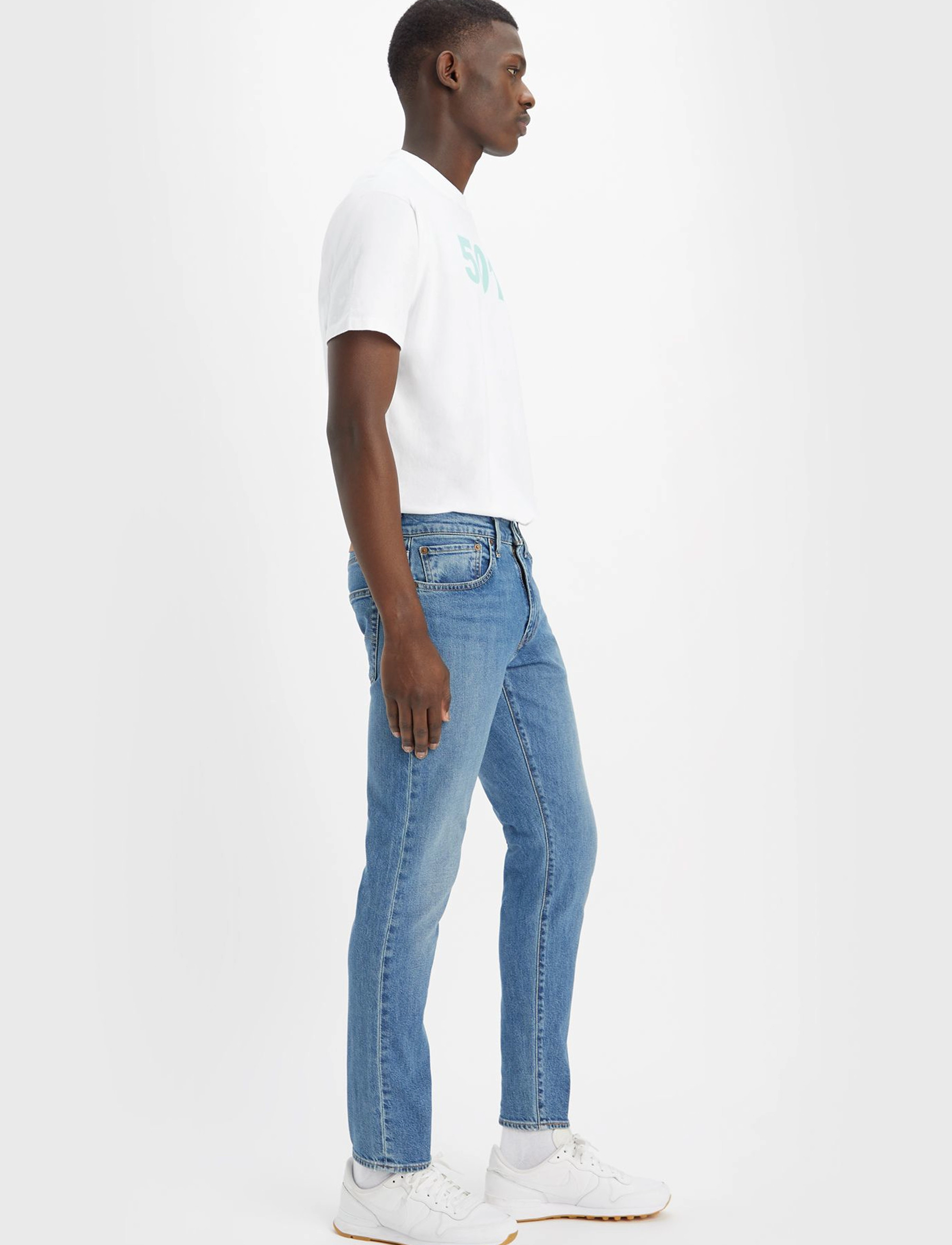 Levi's® - 512 SLIM TAPER COME DRAW WITH - med indigo - worn in - 5