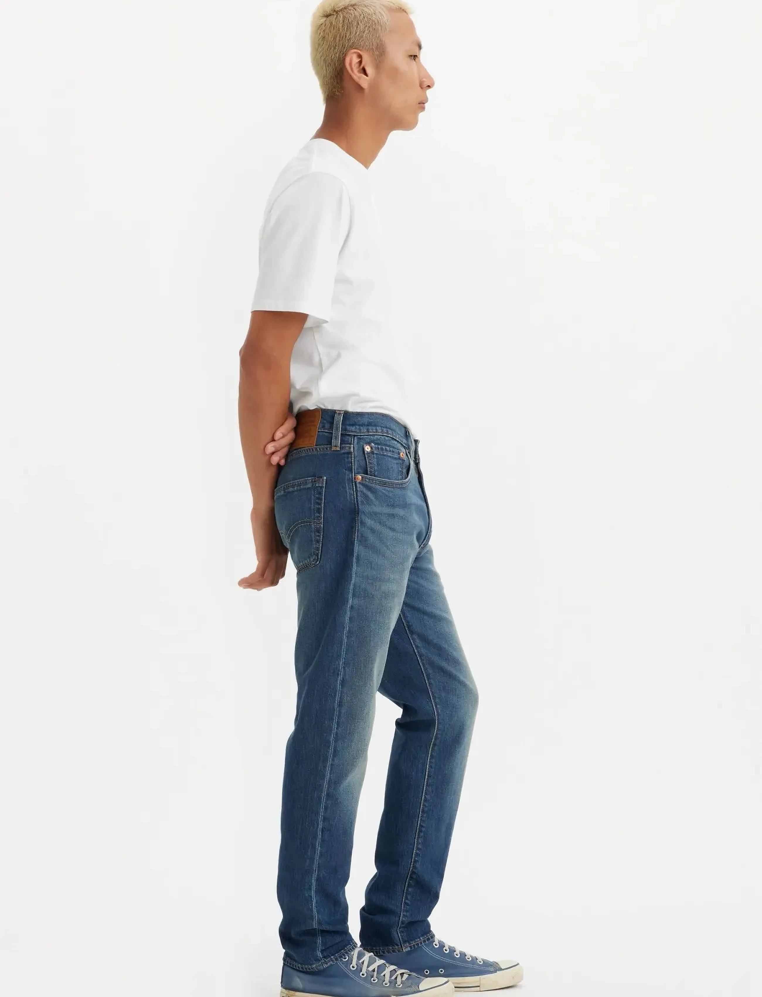 Levi's® - 512 SLIM TAPER KEEP IN TOUCH - dark indigo - worn in - 3