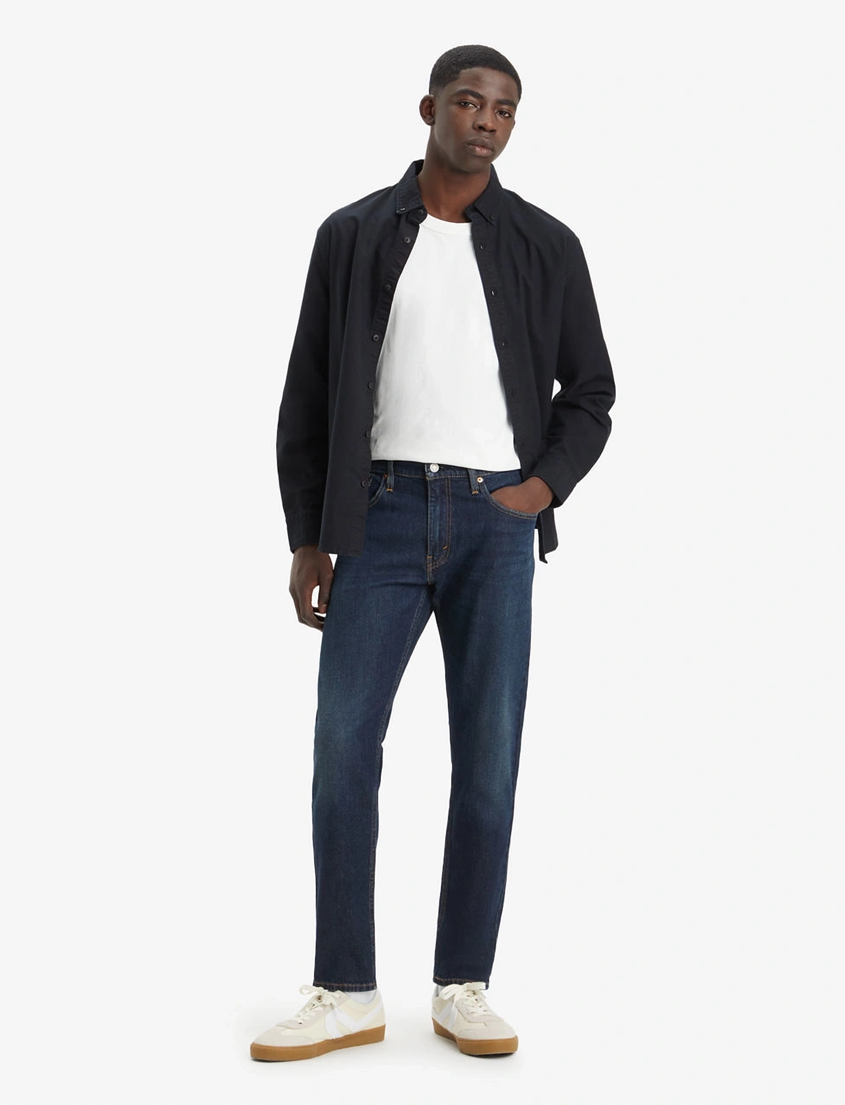 Levi's® 512 SLIM TAPER GOOD REASONS AD - Festival-outfit - DARK INDIGO - WORN IN / navy