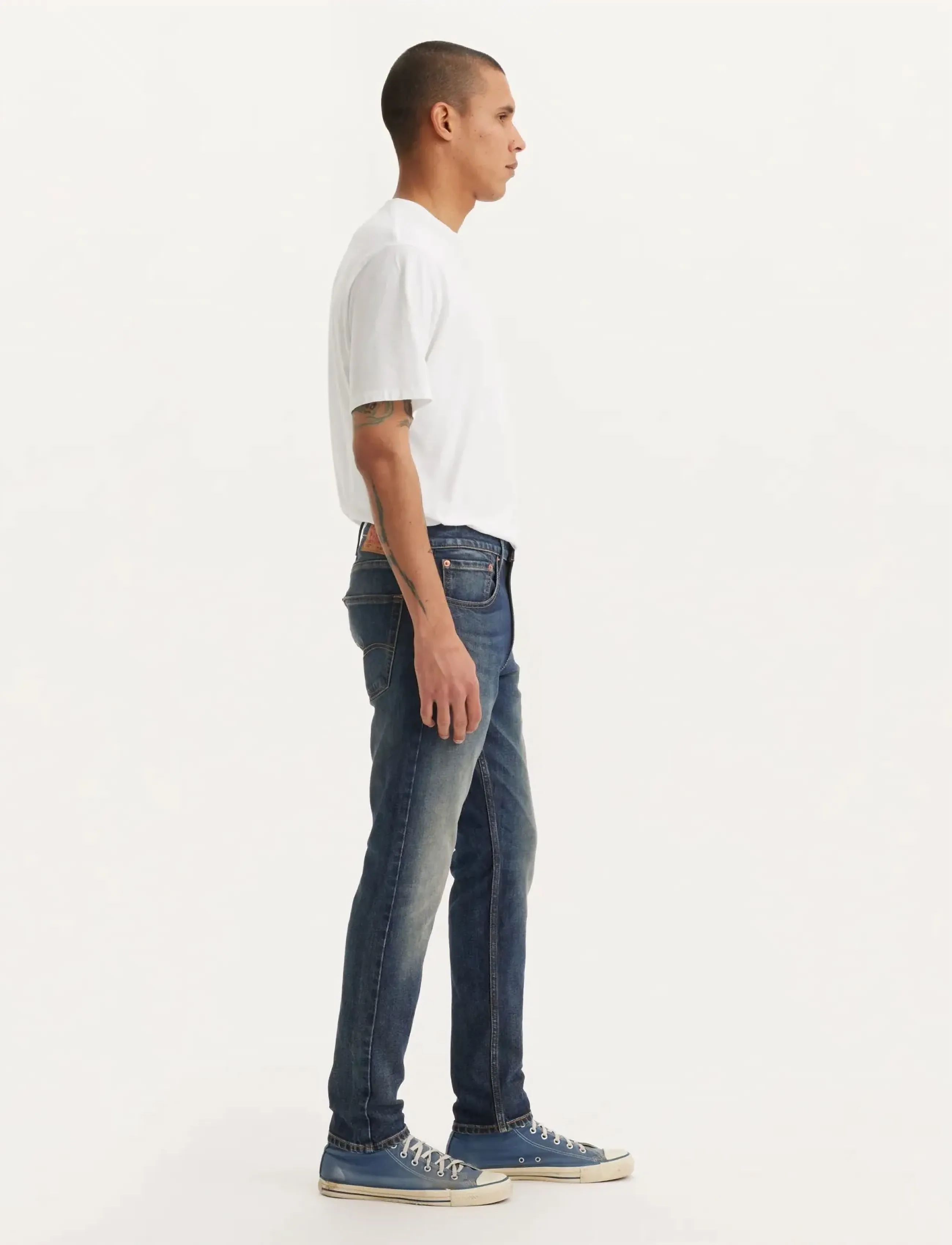 Levi's® - 512 SLIM TAPER FOR THE THRILL - trousers & jeans - dark indigo - worn in - 2