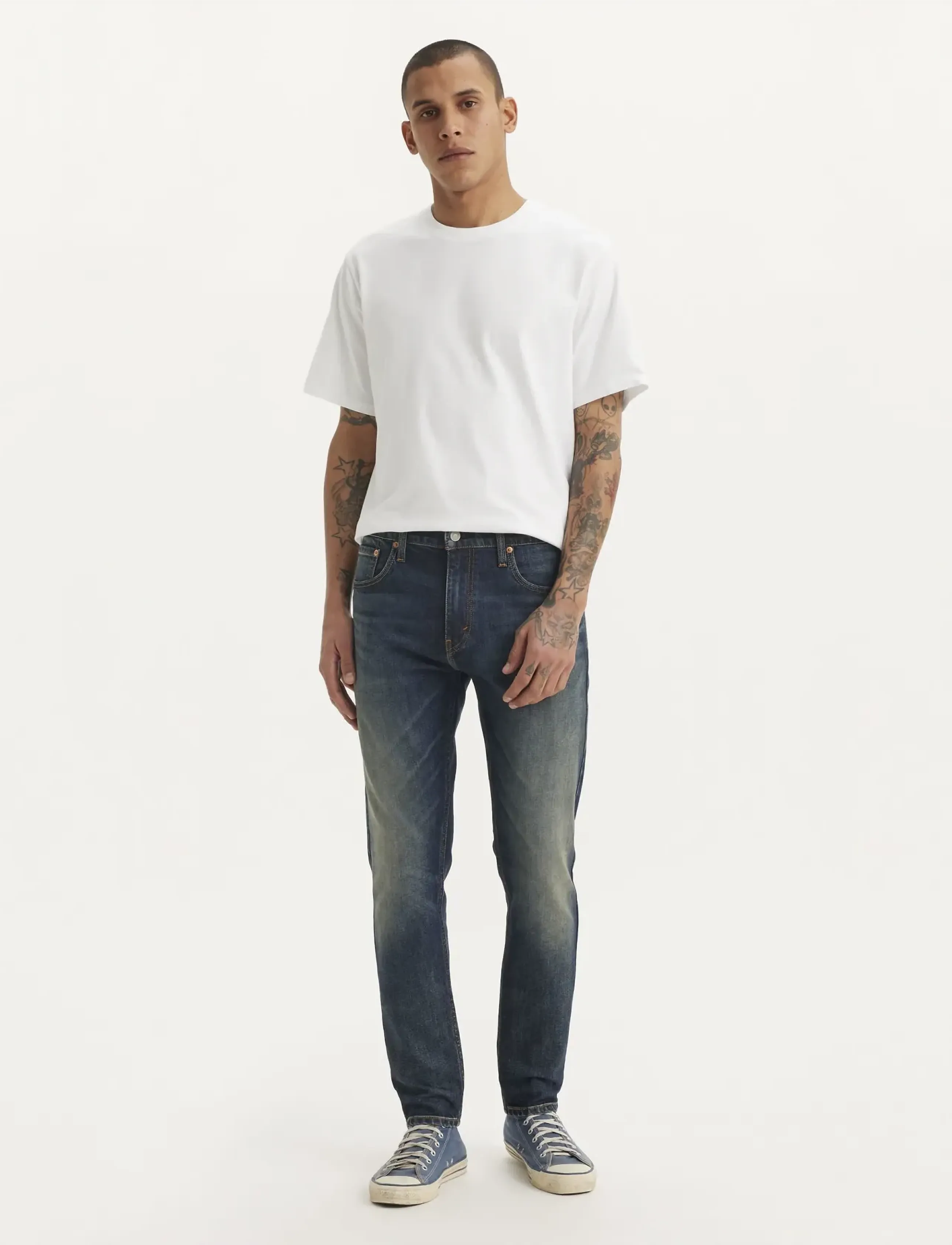 Levi's® - 512 SLIM TAPER FOR THE THRILL - bukser & jeans - dark indigo - worn in - 5