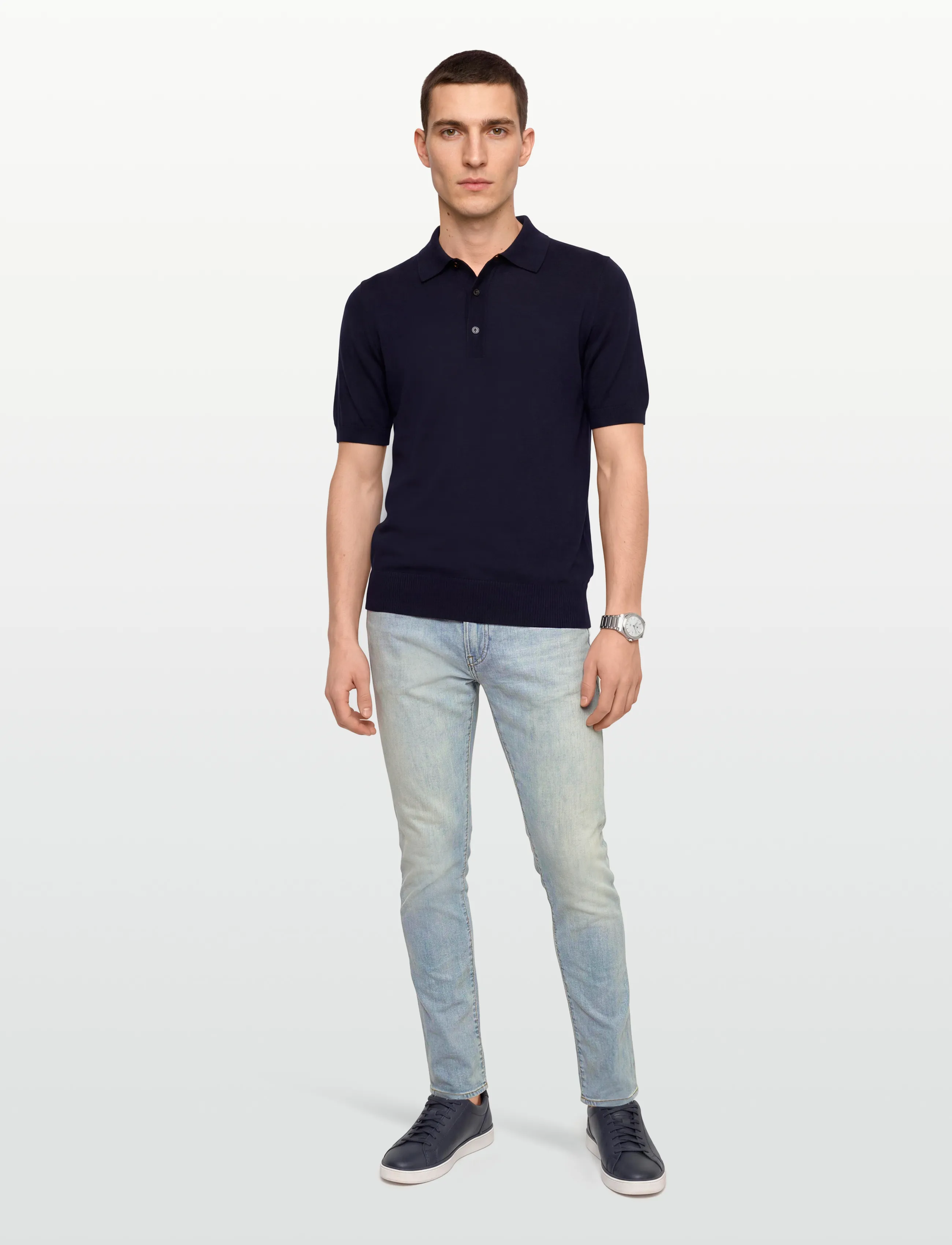 Levi's® 512 SLIM TAPER PALE MOONLIGHT - Tapered jeans - LIGHT INDIGO - WORN IN / blue