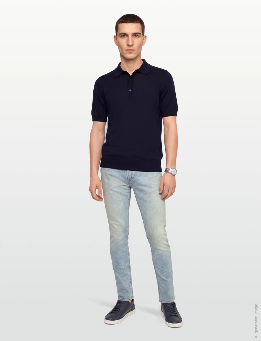 Levi's® - 512 SLIM TAPER PALE MOONLIGHT - tapered jeans - light indigo - worn in - 0