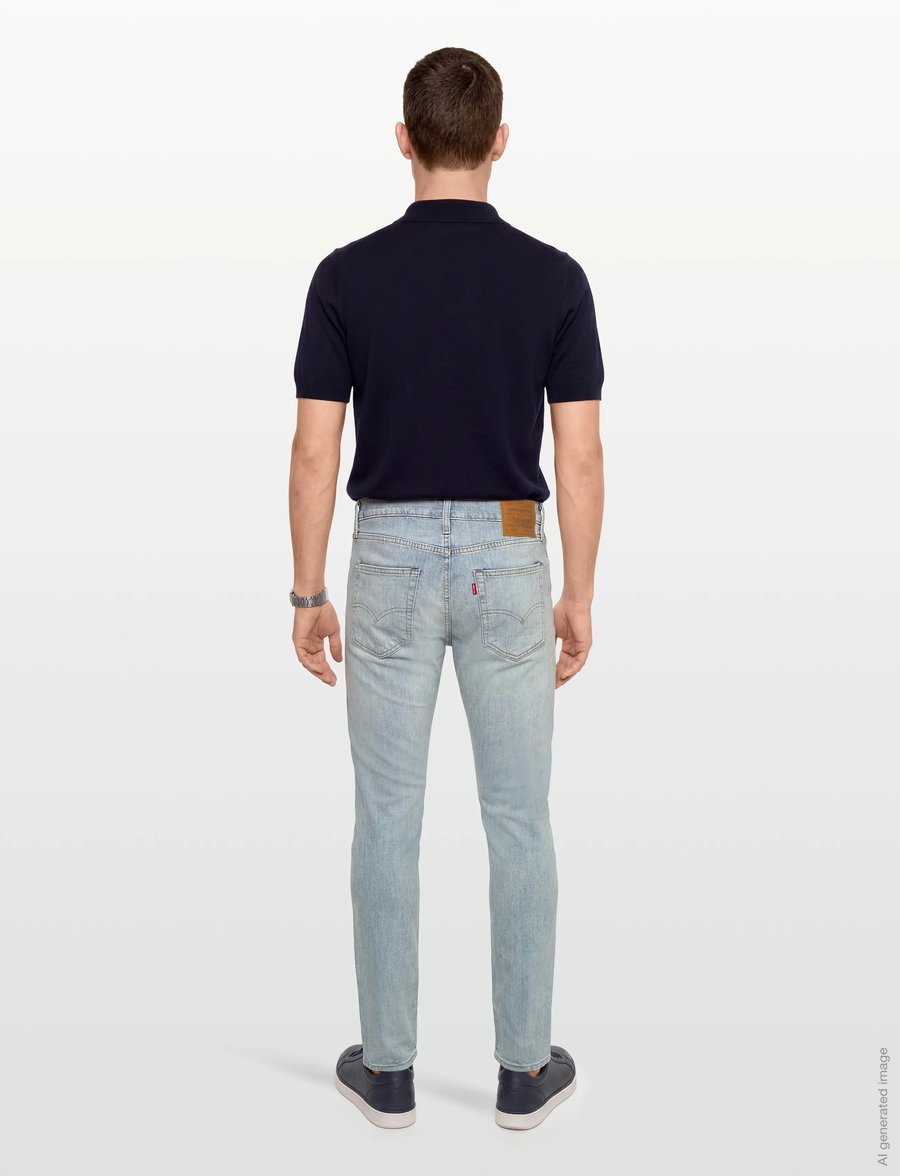 Levi's® - 512 SLIM TAPER PALE MOONLIGHT - tapered jeans - light indigo - worn in - 4