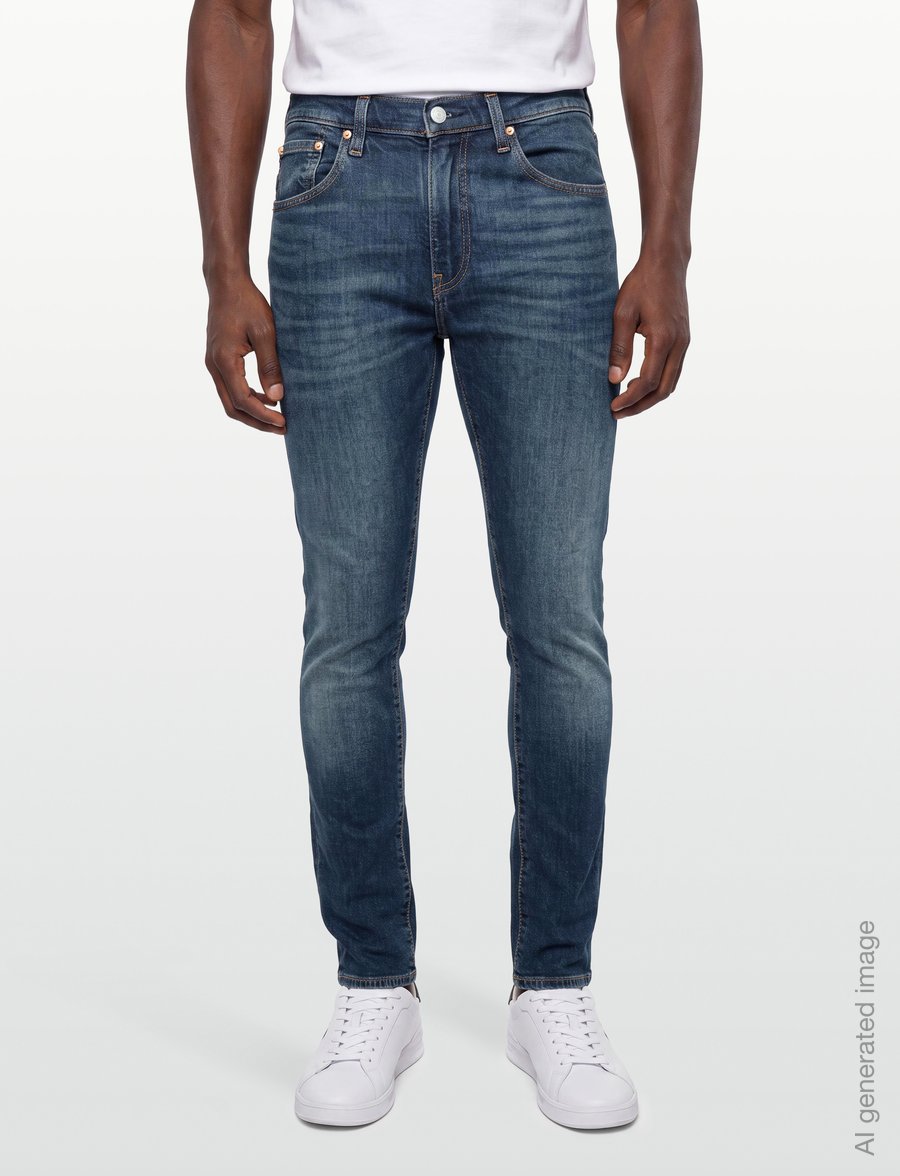 Levi's® - 512 SLIM TAPER BREAKING NEWS - schmal zulaufende jeans - dark indigo - worn in - 3