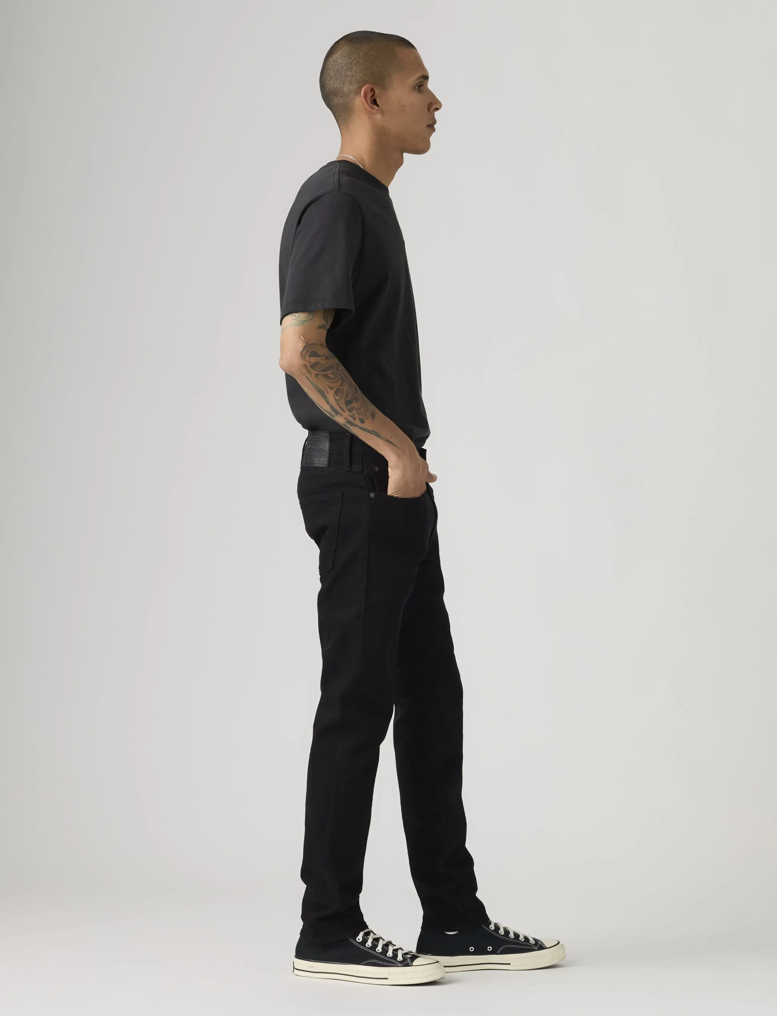 Levi's® - 512 SLIM TAPER STABLACK - bukser & jeans - black - 5